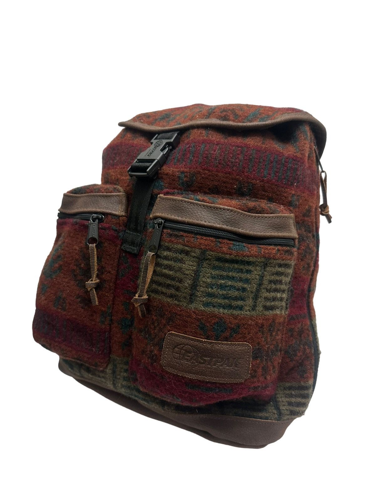 Eastpak Vintage Eastpak Southwestern Native Navajo Wool Backpack Size ONE SIZE - 5 Thumbnail
