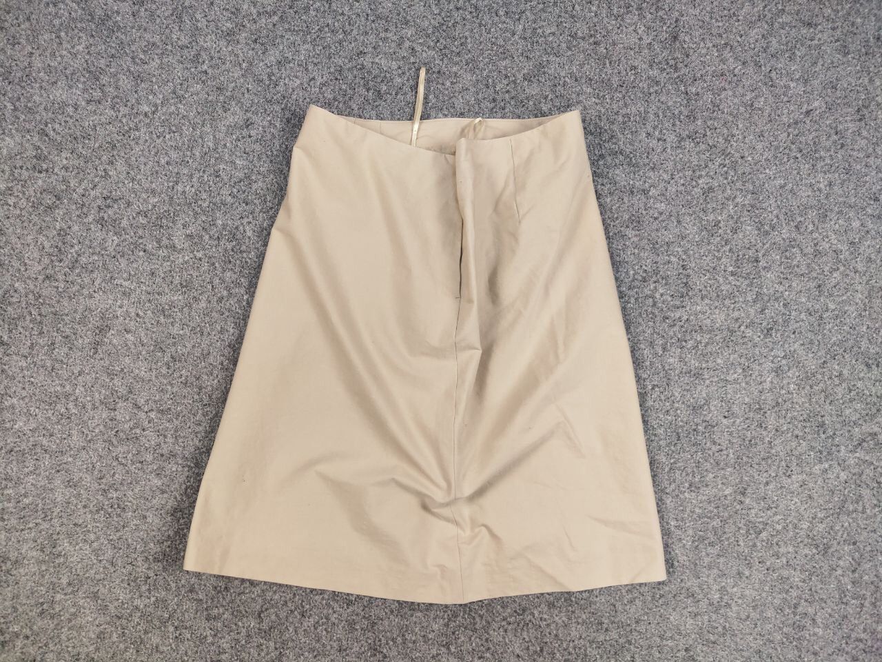 Jil Sander Vintage 90's Jil Sander Mid length skirt Beige Size 27" / US 4 / IT 40 - 9 Thumbnail