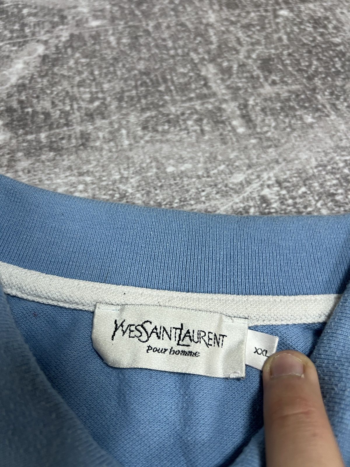 Yves Saint Laurent Yves Saint Laurent t-Shirt Polo Rare Size US XXL / EU 58 / 5 - 4 Thumbnail