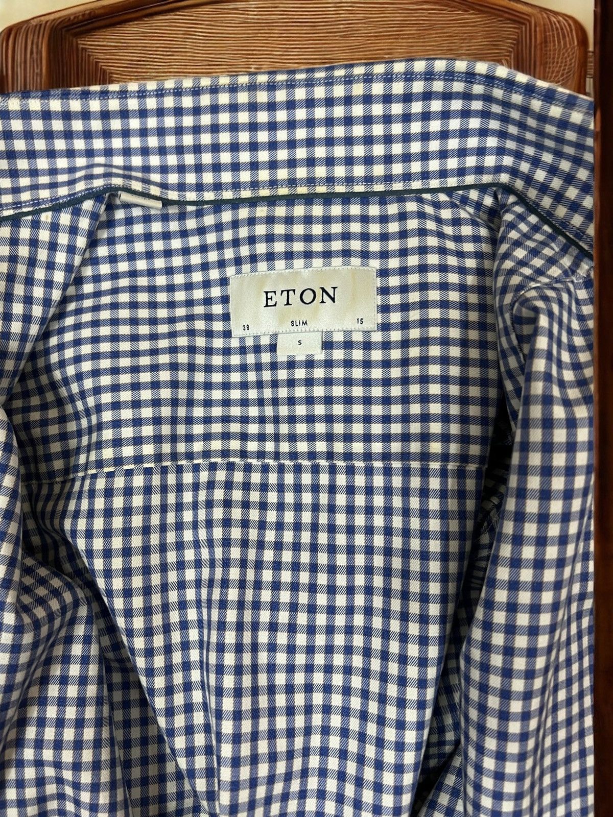 Eton Eton men’s checked shirt size S Size US S / EU 44-46 / 1 - 5 Thumbnail