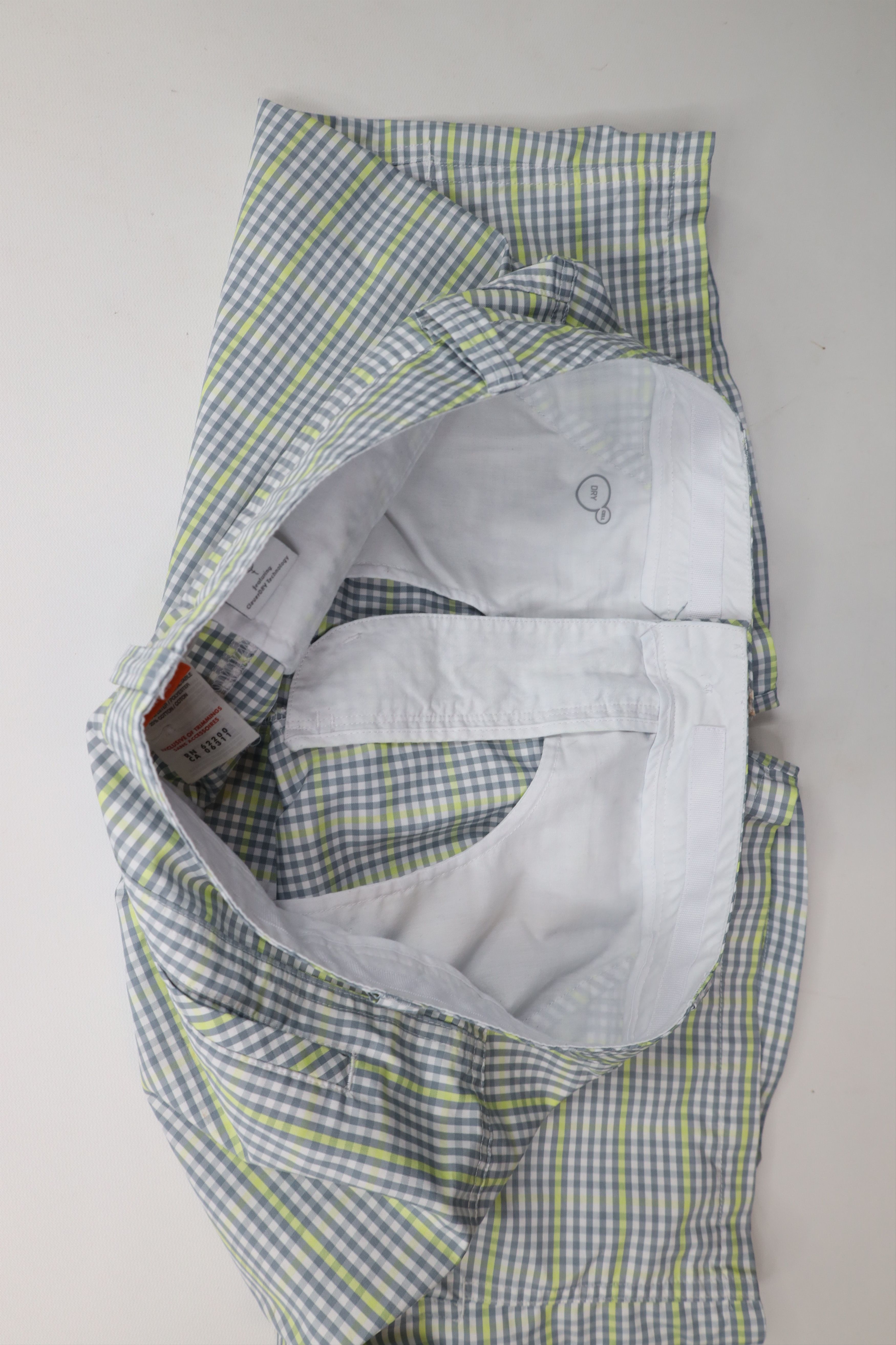 Puma × Vintage Puma Golf Cell Above Knee Golfing Chino Shorts Plaid Size US 32 / EU 48 - 11 Thumbnail