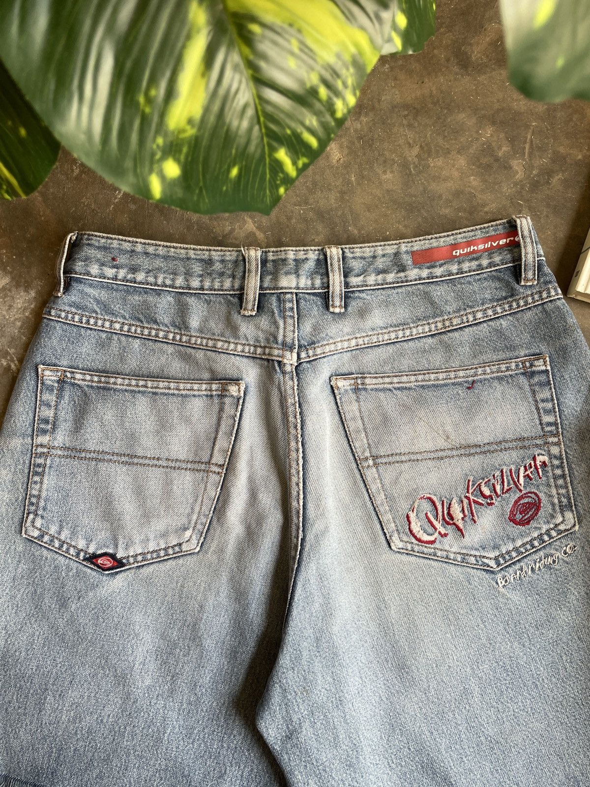 Quiksilver Vintage Y2k Baggy Jorts QuickSilver Beautifull Faded Size US 30 / EU 46 - 1 Thumbnail