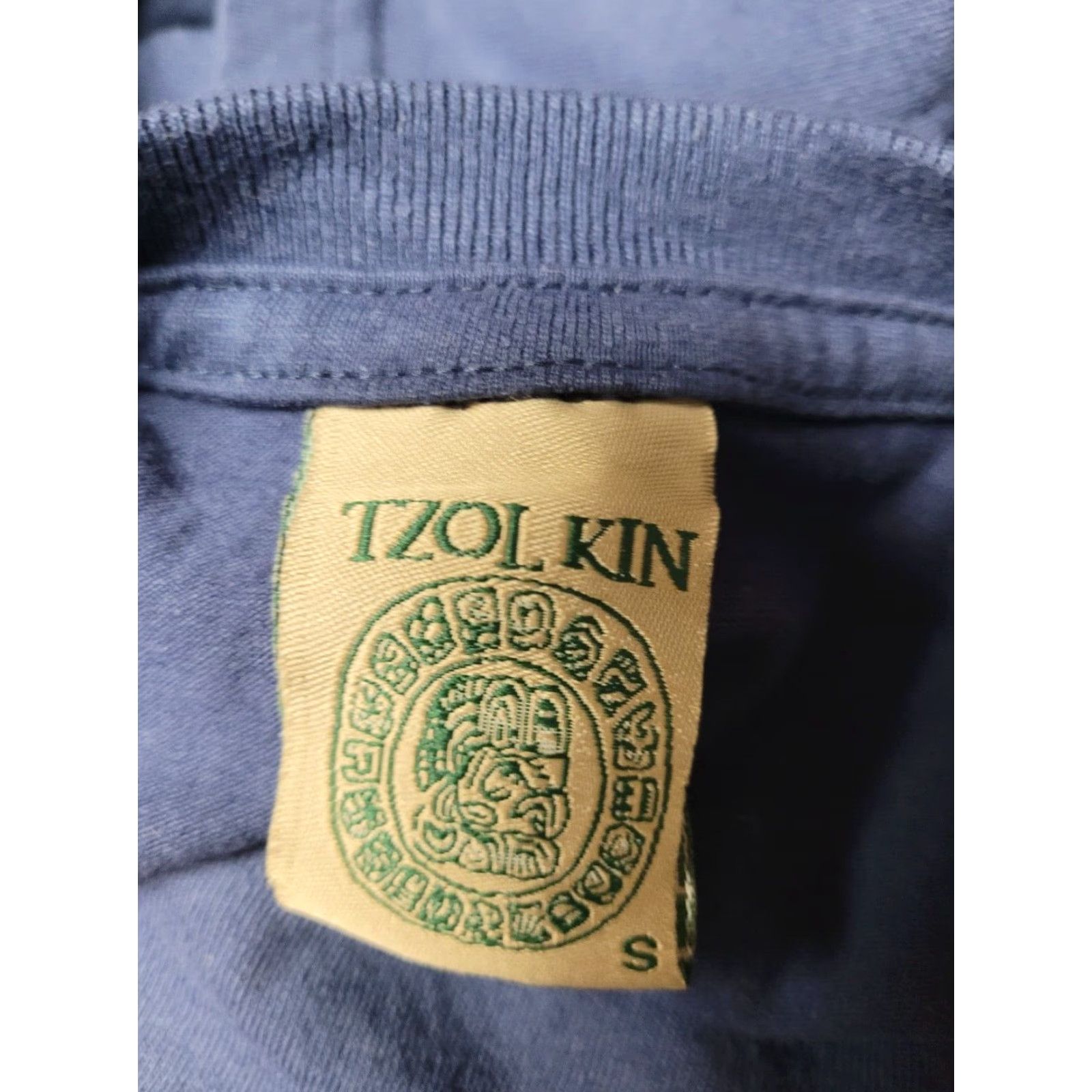 Vintage Gallo Cerveza Guatemala T Shirt Blue Small Mens T-Shirt 100% Cotton Logo Graphic Tee Beer Guatemala 1896 - Tzol Kin Size US S / EU 44-46 / 1 - 5 Thumbnail