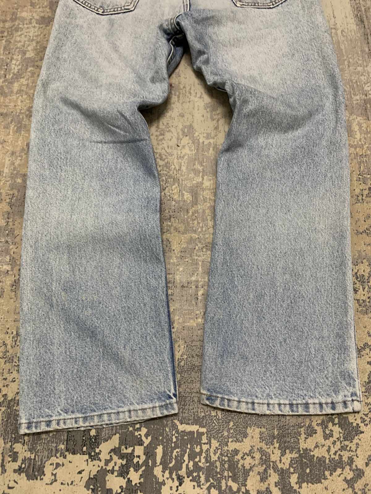 Levi's Vintage Levi's 517 Light Wash Distressed Grunge Jeans 32x27 Size US 32 / EU 48 - 10 Thumbnail