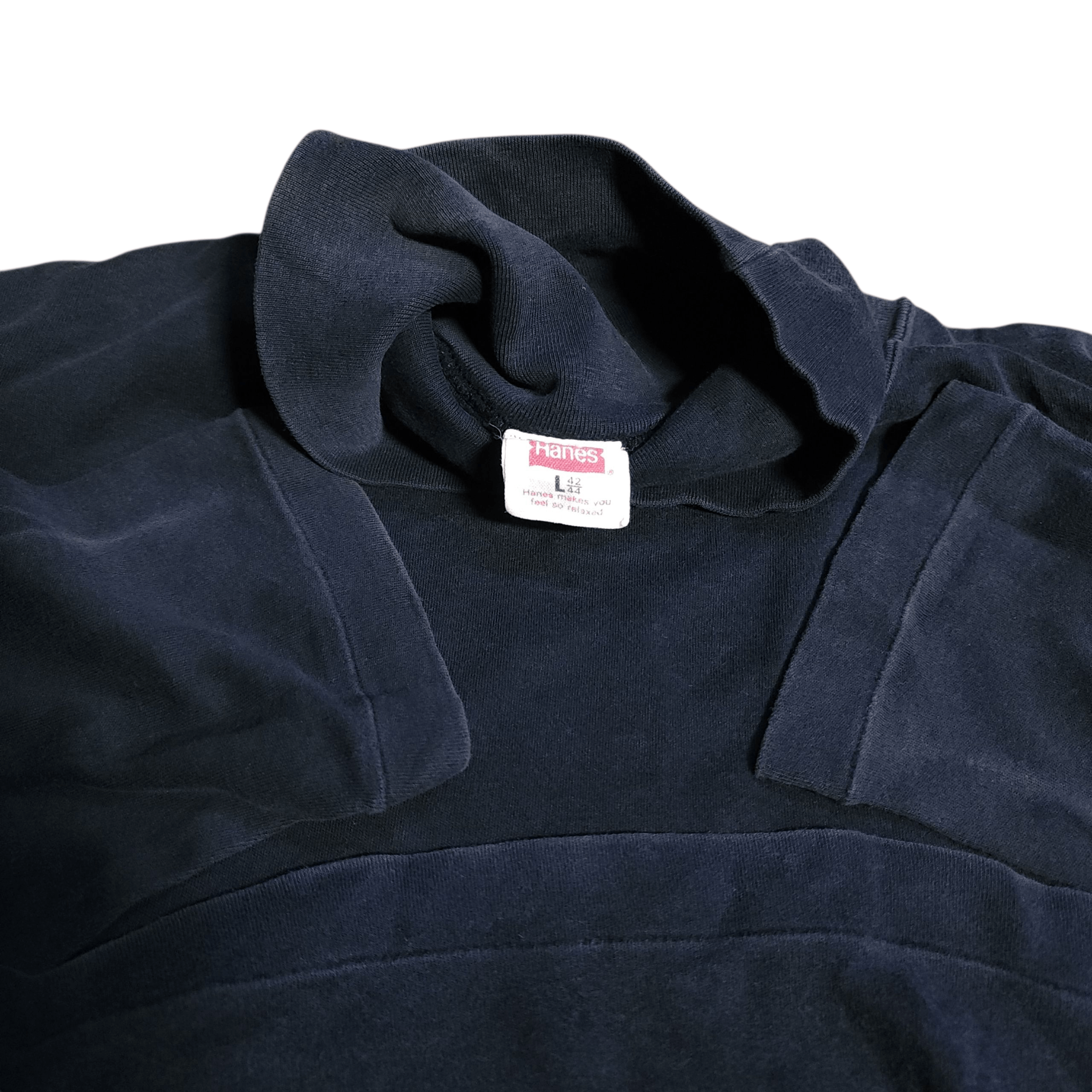 Hanes Rare Vintage 80s Hanes Turtleneck Steve Jobs style Size US L / EU 52-54 / 3 - 3 Thumbnail