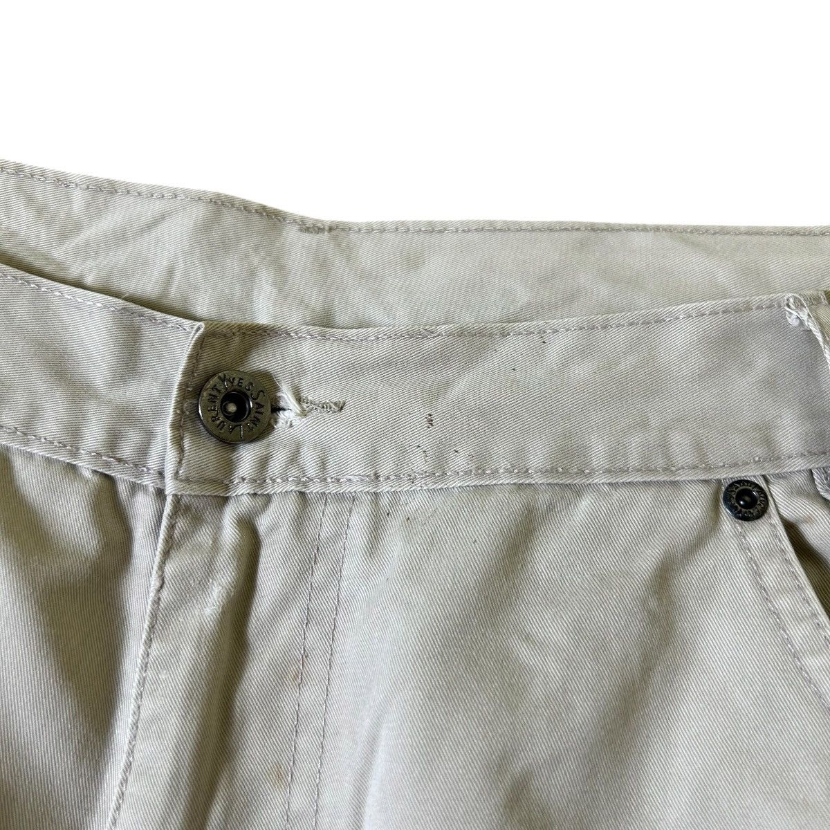 Yves Saint Laurent Vintage Yves Saint Laurent Big Logo Pants Size US 37 - 6 Thumbnail