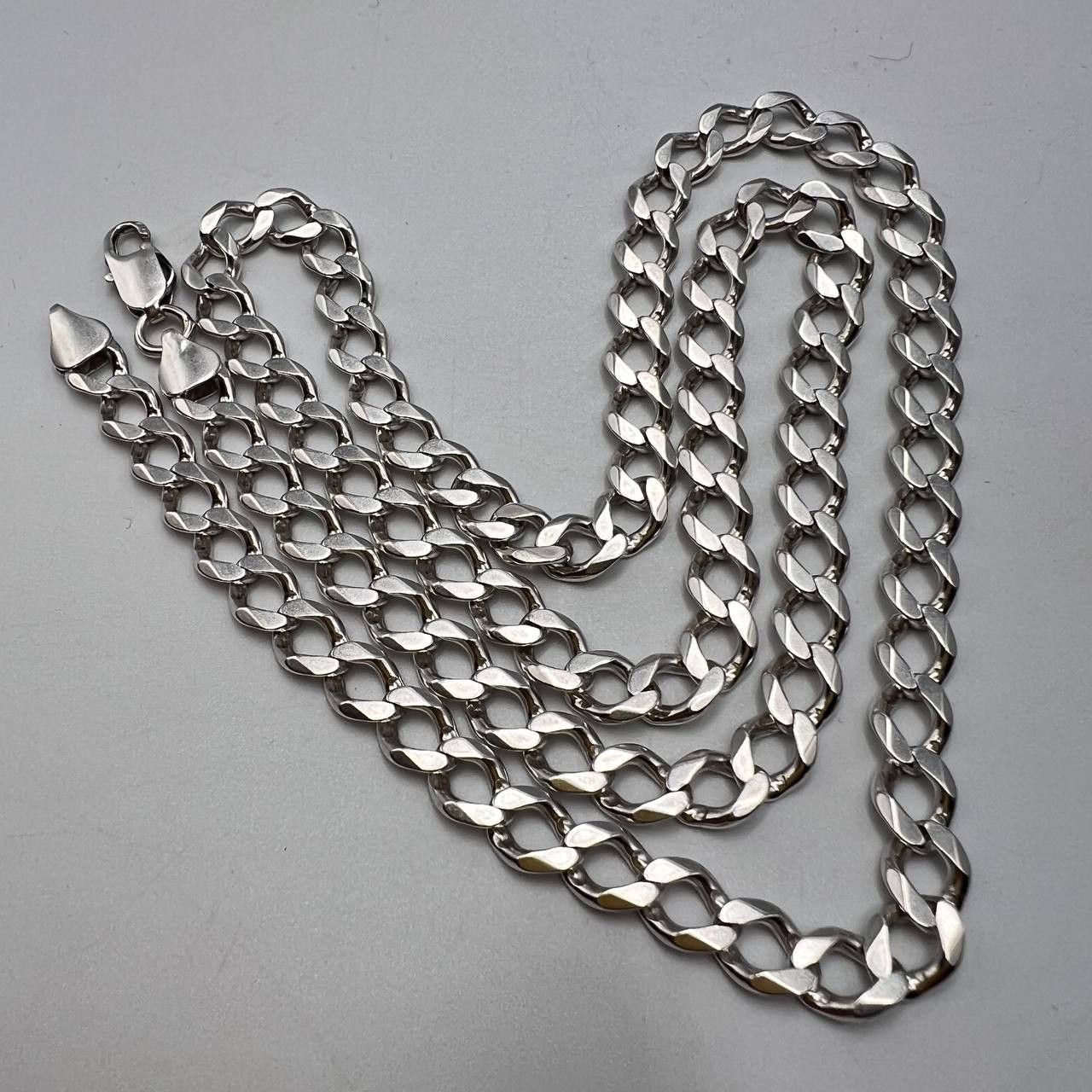 Sterling Silver Fine Vintage Sterling Silver 925 chain necklace Signed 34.8g Size ONE SIZE - 5 Thumbnail