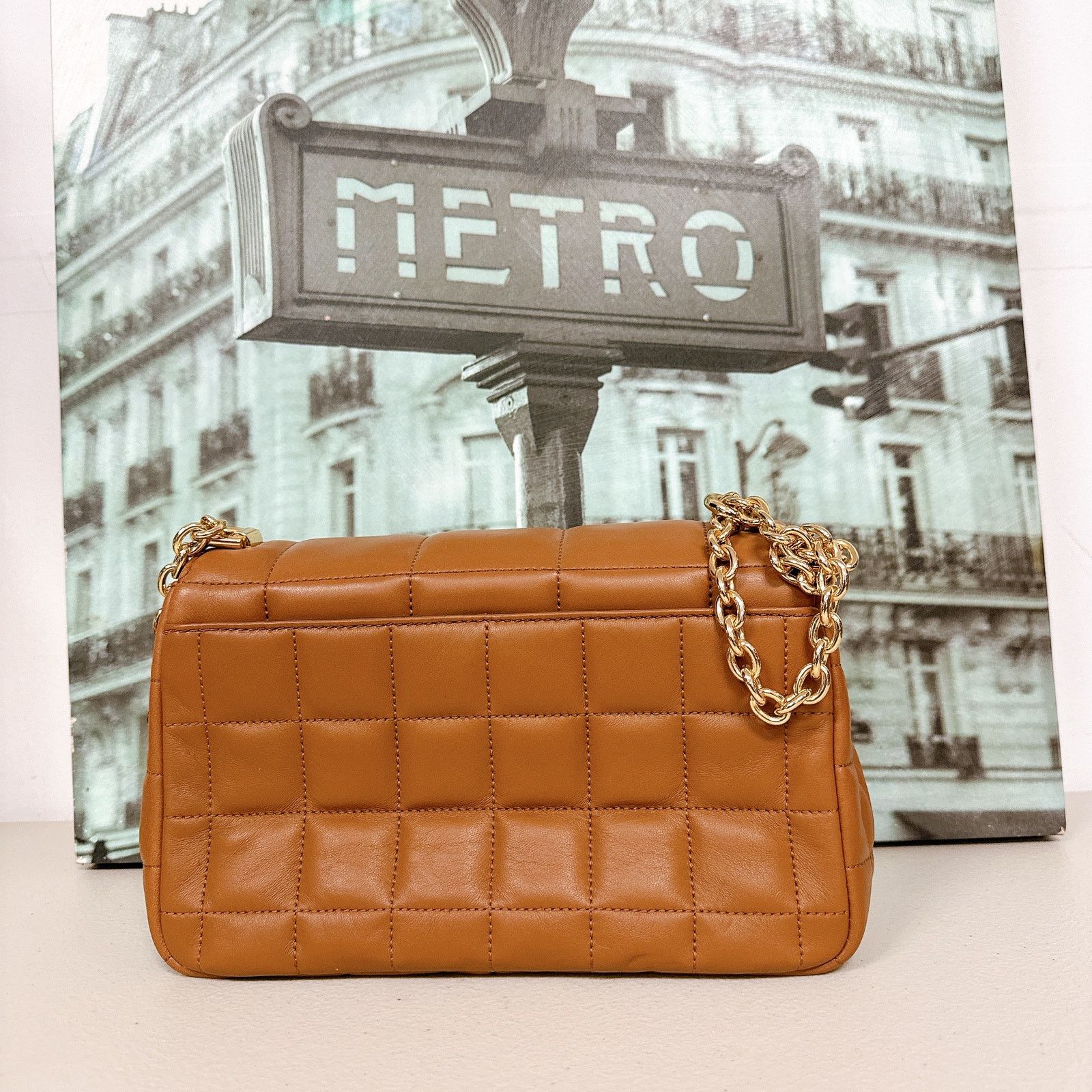 Michael Kors Michael Kors 30F0G1SL3L SoHo Large Quilted Leather Shoulder Size ONE SIZE - 3 Thumbnail