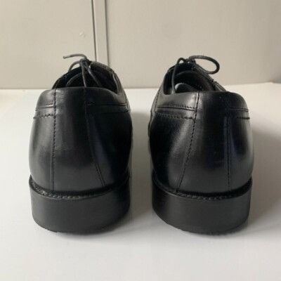 Johnston & Murphy Johnston & Murphy Shuler Oxford Black Leather Dress Shoes Me Size US 10.5 / EU 43-44 - 4 Thumbnail
