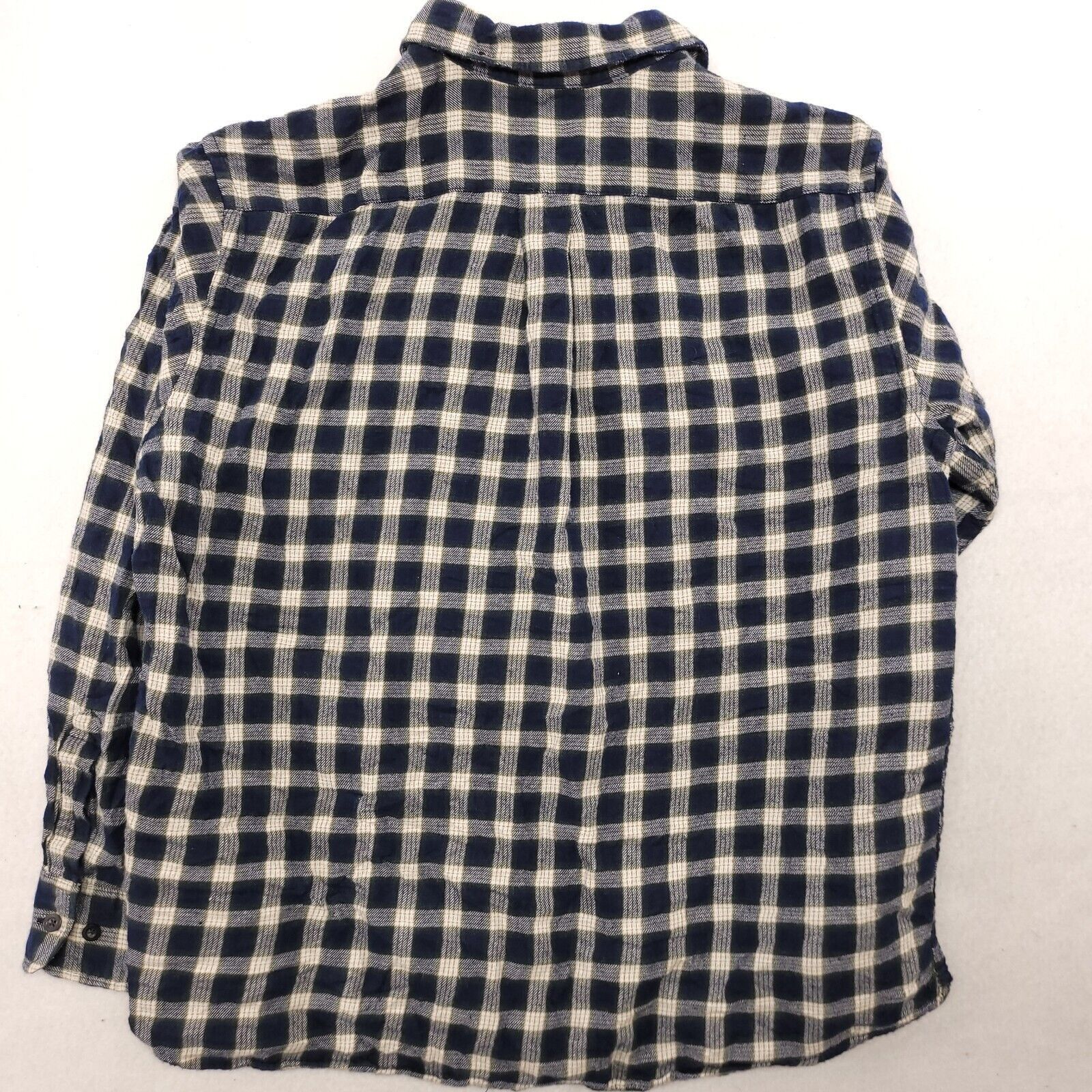 Merona Merona Tartan Flannel Button Up Shirt Mens Size Large L Blue Size US L / EU 52-54 / 3 - 10 Thumbnail