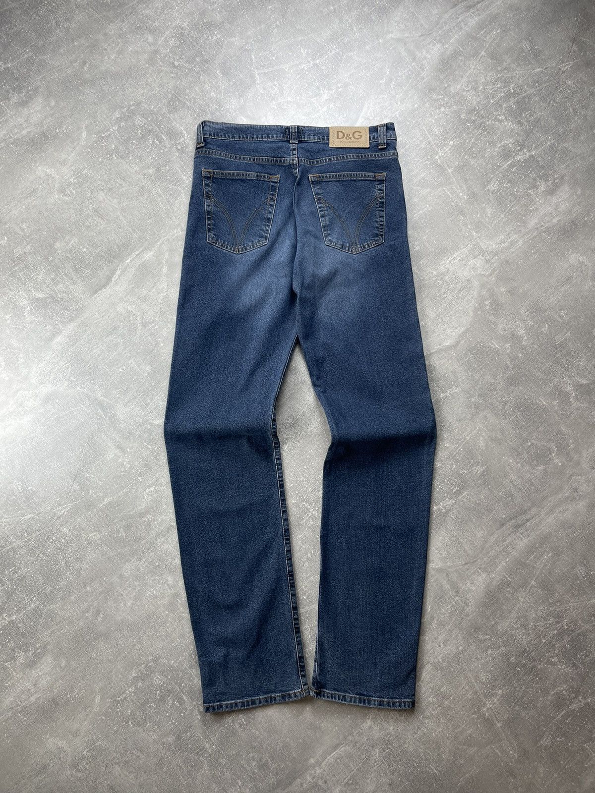 Dolce & Gabbana Vintage Y2K D&G Dolce & Gabbana Denim Jeans Straight Fit Size 32" / US 10 / IT 46 - 2 Thumbnail