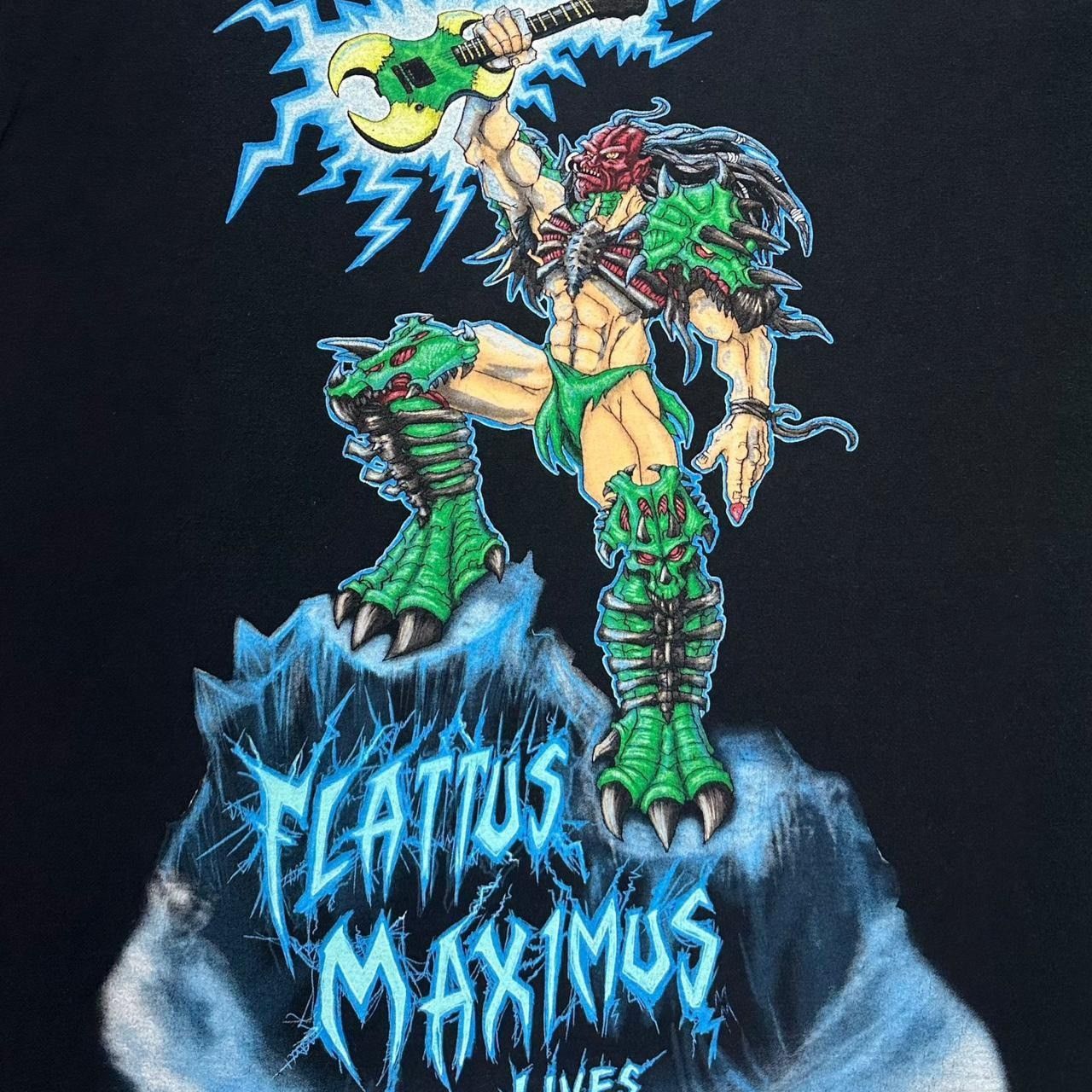 Band Tees × Fruit Of The Loom × Vintage FLATTUS MAXIMUS Lives Gwar Cory Smoot Heavy Metal Punk Rock Size US L / EU 52-54 / 3 - 3 Thumbnail