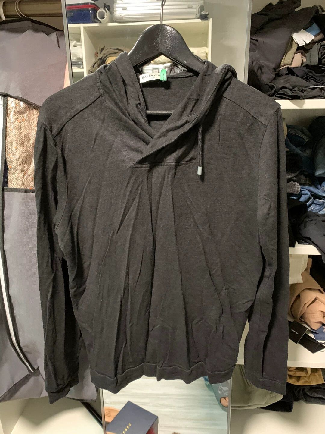 Balenciaga Balenciaga linen hoodie XS oversized pre-owned Size US XS / EU 42 / 0 - 1 Thumbnail
