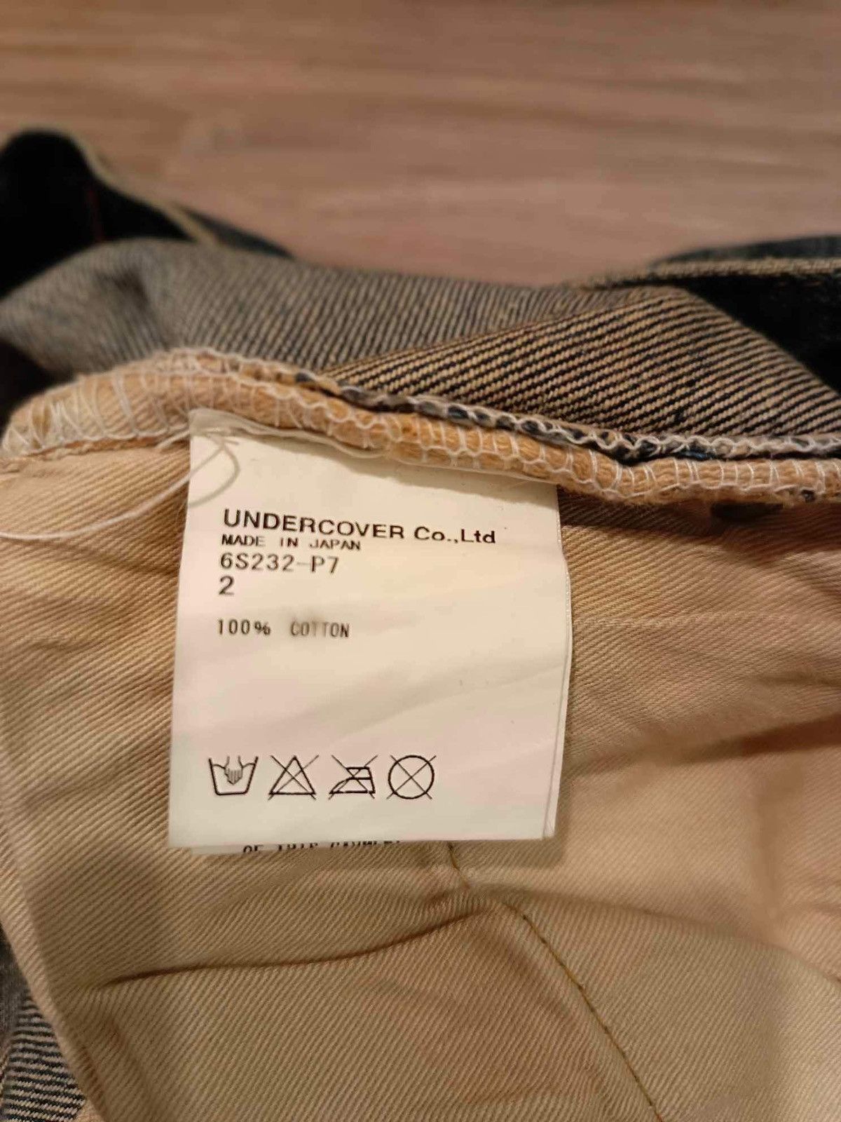 Japanese Brand × Undercover Undercover SS06 Tales Of Zamiang Denim Size US 33 - 14 Thumbnail