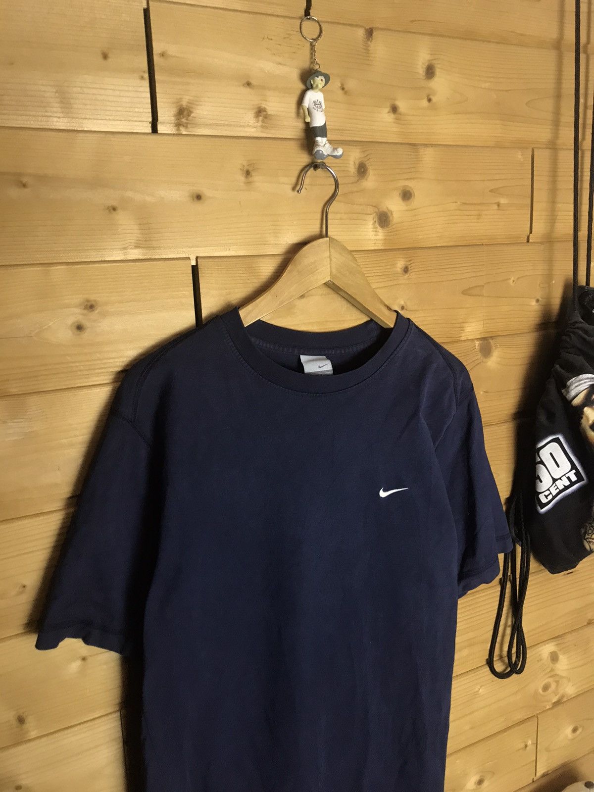 Vintage Vintage 00’s Nike small logo faded shirt Size US M / EU 48-50 / 2 - 1 Thumbnail