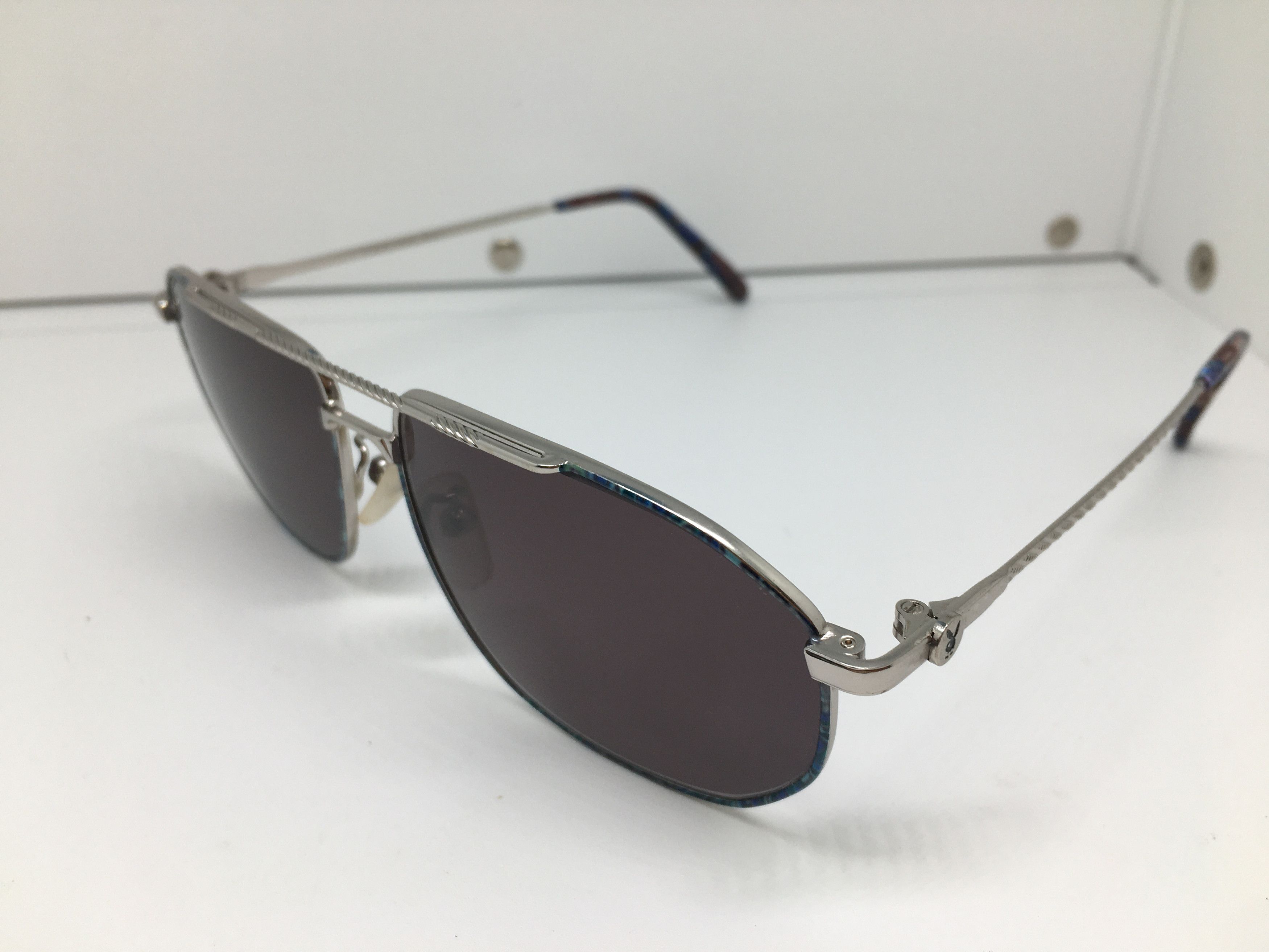 Playboy Vintage 90s Playboy USA NEW YORK PB001 Aviator Sunglasses Size ONE SIZE - 3 Thumbnail