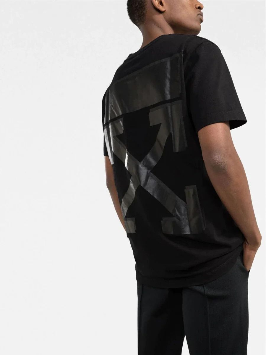 Off-White Black Rubber Arrows Logo T-Shirt Size US M / EU 48-50 / 2 - 2 Thumbnail