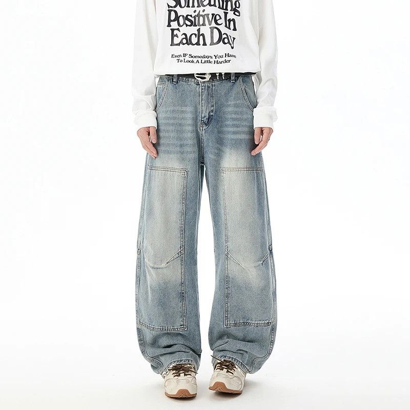 Japanese Brand Korean Style Men's Jeans Size US 32 / EU 48 - 2 Thumbnail