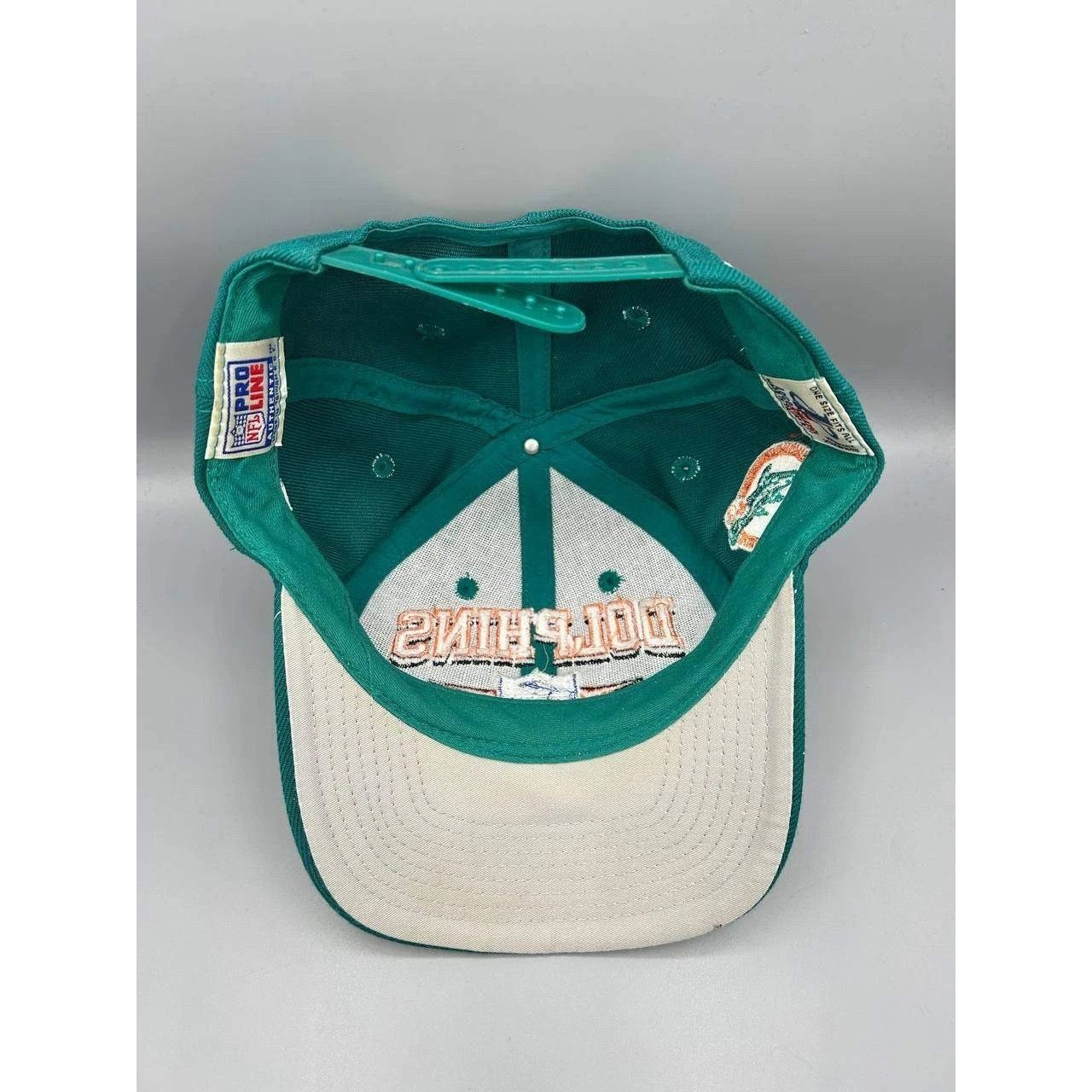 Logo Athletic Vintage Miami Dolphins Hat Men Blue NFL Snap Back Cap Size ONE SIZE - 2 Thumbnail