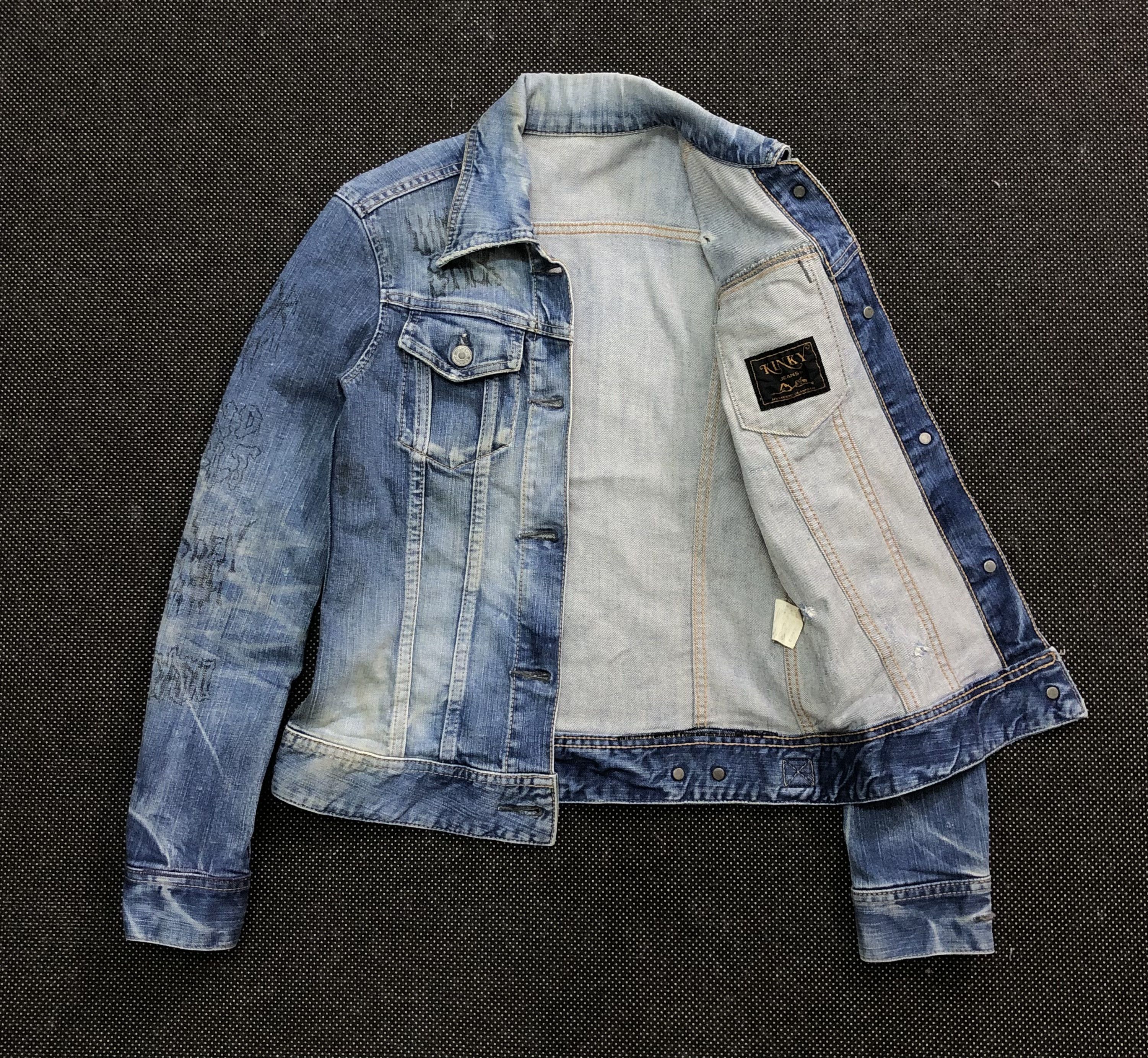 Hysteric Glamour RARE🔥90’S HYSTERIC KINKY JEANS TAKUYA KIMURA DENIM JACKET Size XXS / US 00 / IT 34 - 10 Thumbnail