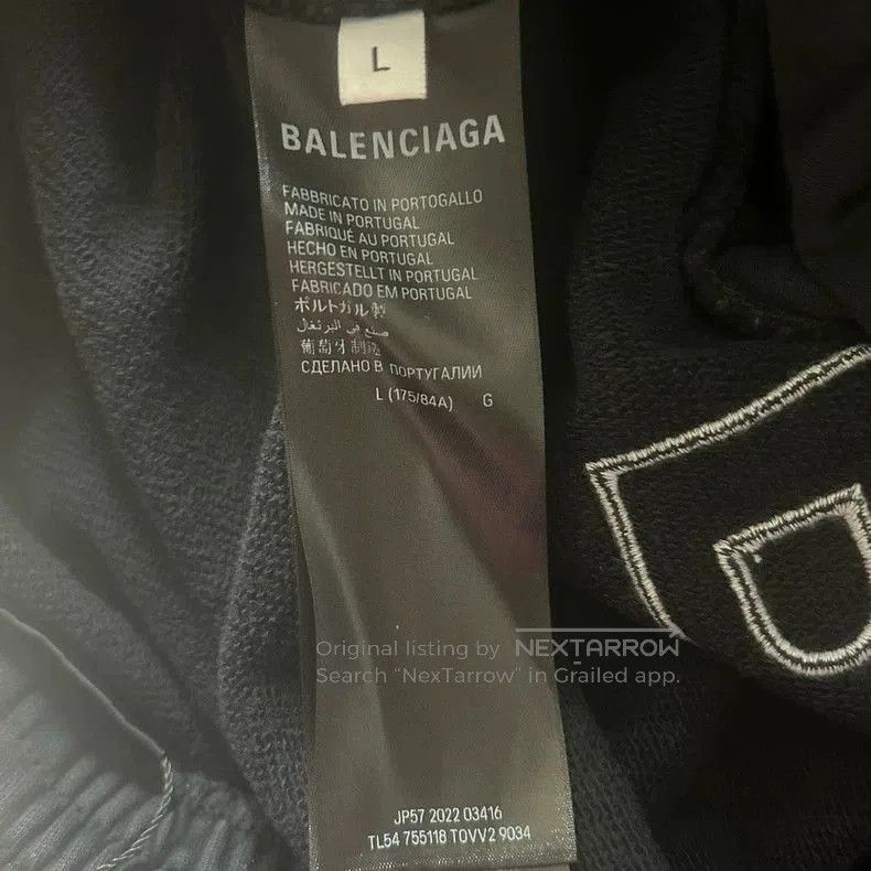 Balenciaga Balenciaga Logo Sweatpants in Black Color. Size US 34 / EU 50 - 4 Thumbnail