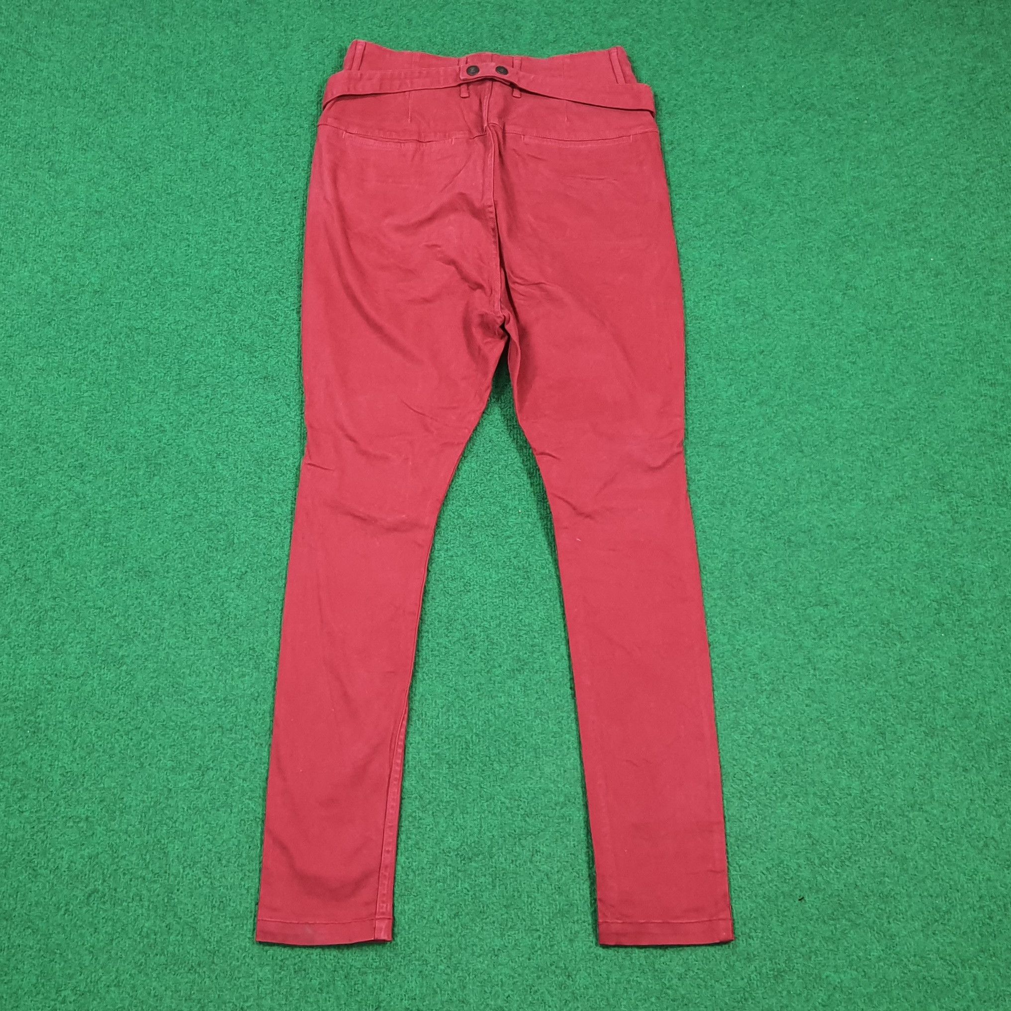 Kapital Vintage KAPITAL Japan Red Tencel Stretch Pants C297N25 Size 26" / US 2 / IT 38 - 3 Thumbnail