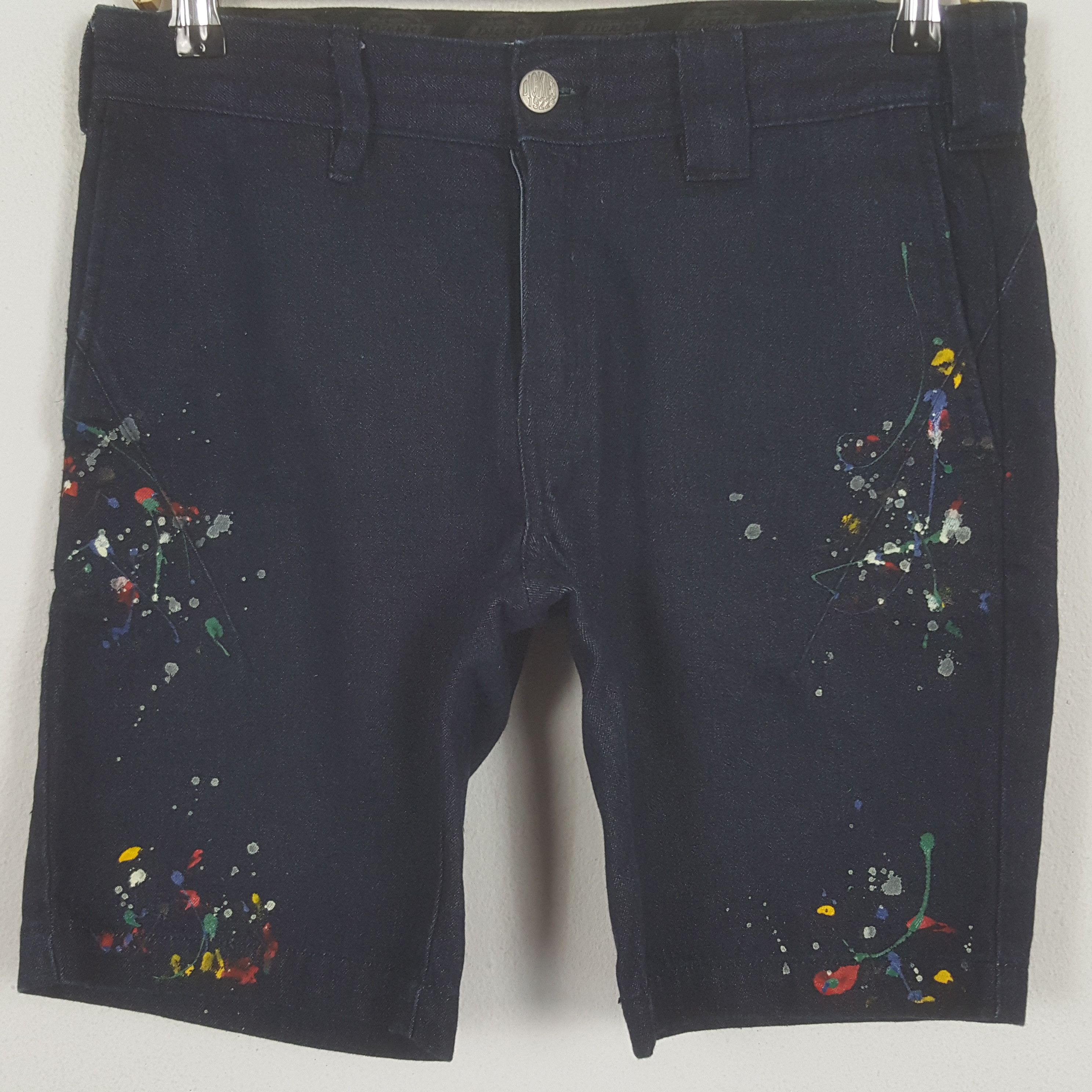 Dickies × Number (N)ine × Vintage Vintage Dickies x Number Nine Paint Art Short Pants Size US 30 / EU 46 - 2 Thumbnail