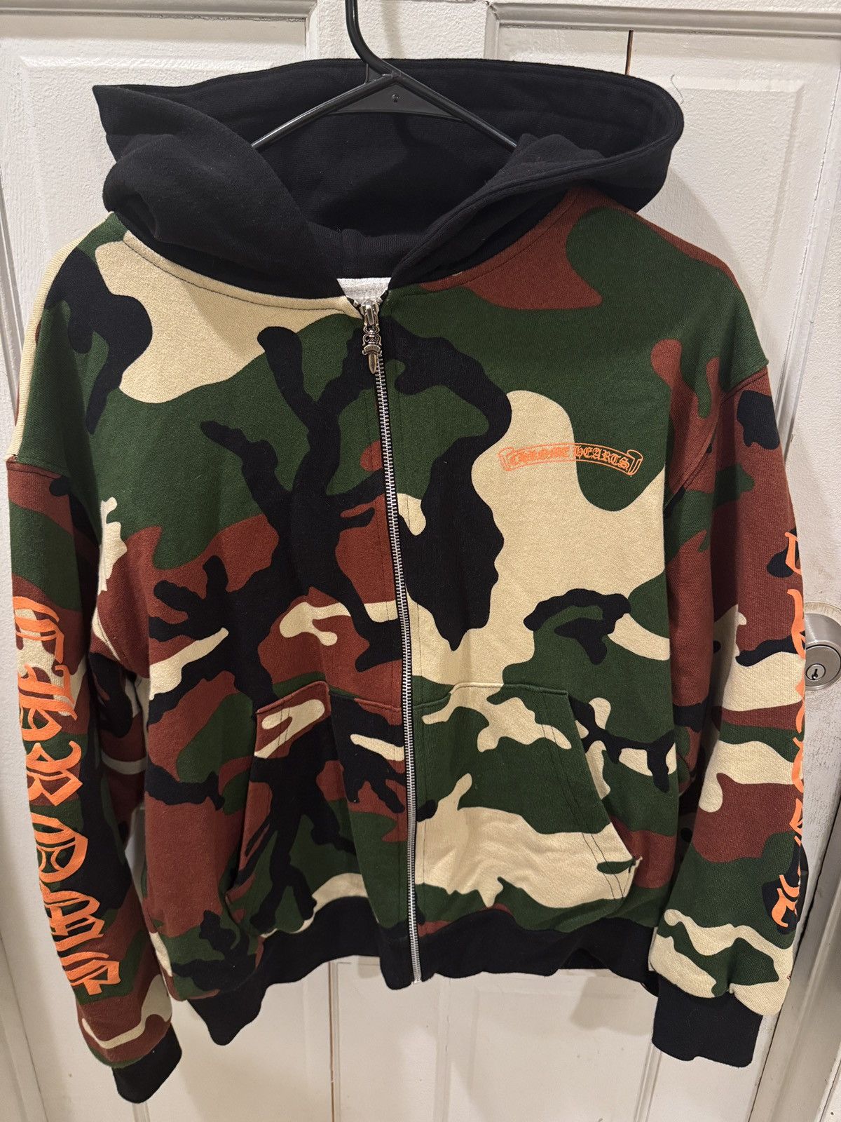 Chrome Hearts × Matty Boy Matty Boy Caution Thermal Zip Up