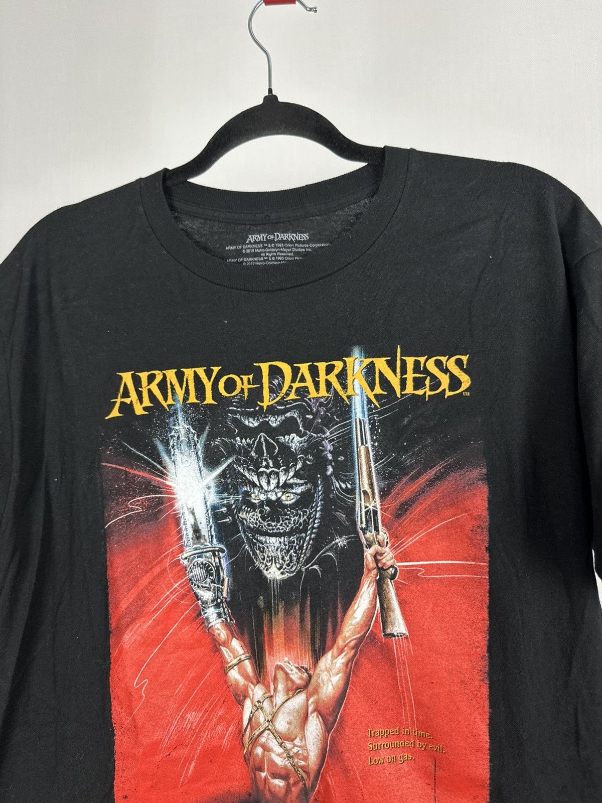 Vintage Vintage Army Of Darkness Horror Black Tee Size US L / EU 52-54 / 3 - 3 Thumbnail