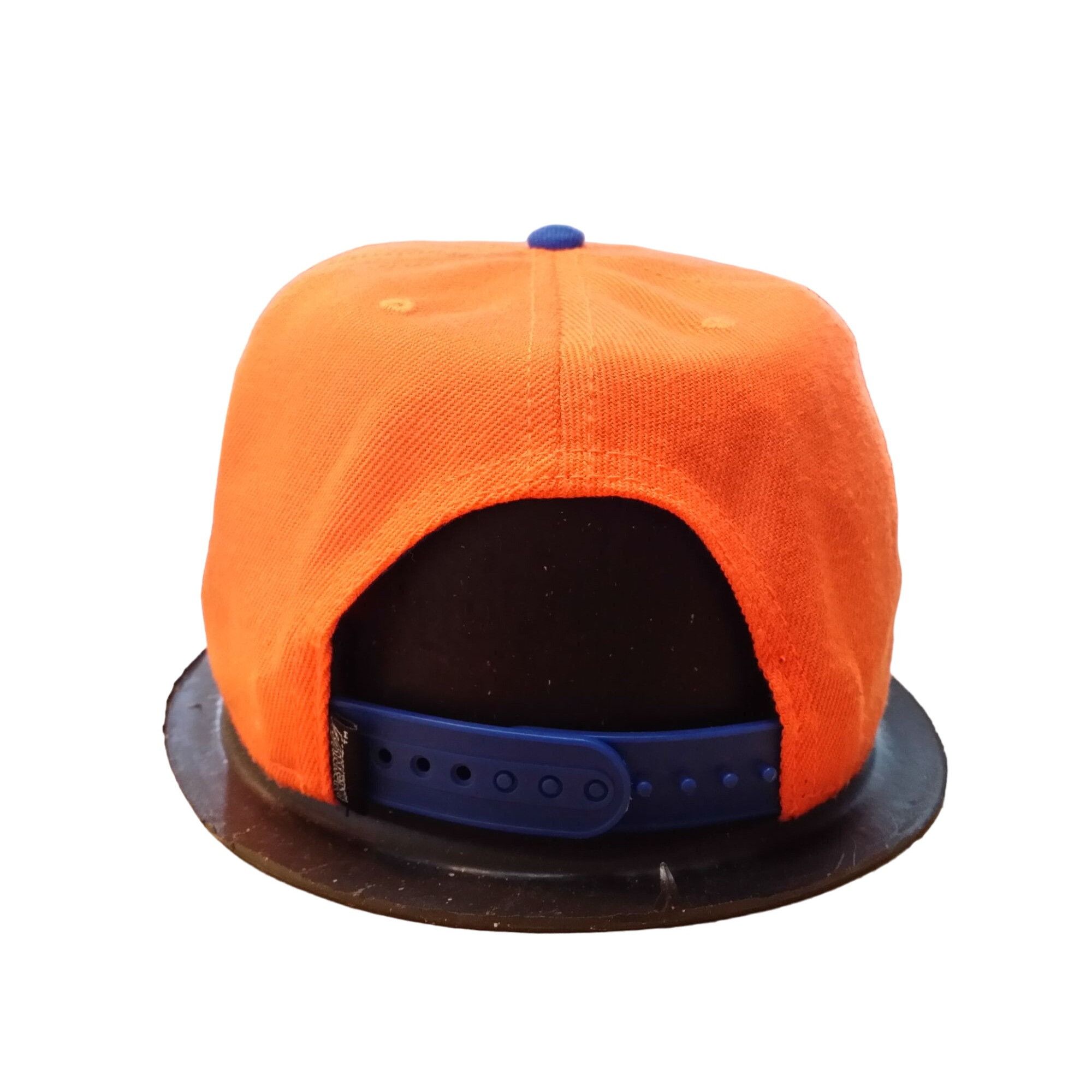 Cartoon Network Dragon Ball Z Snapback Hat Kanji Orange Blue Japanese Oolong Size ONE SIZE - 3 Thumbnail