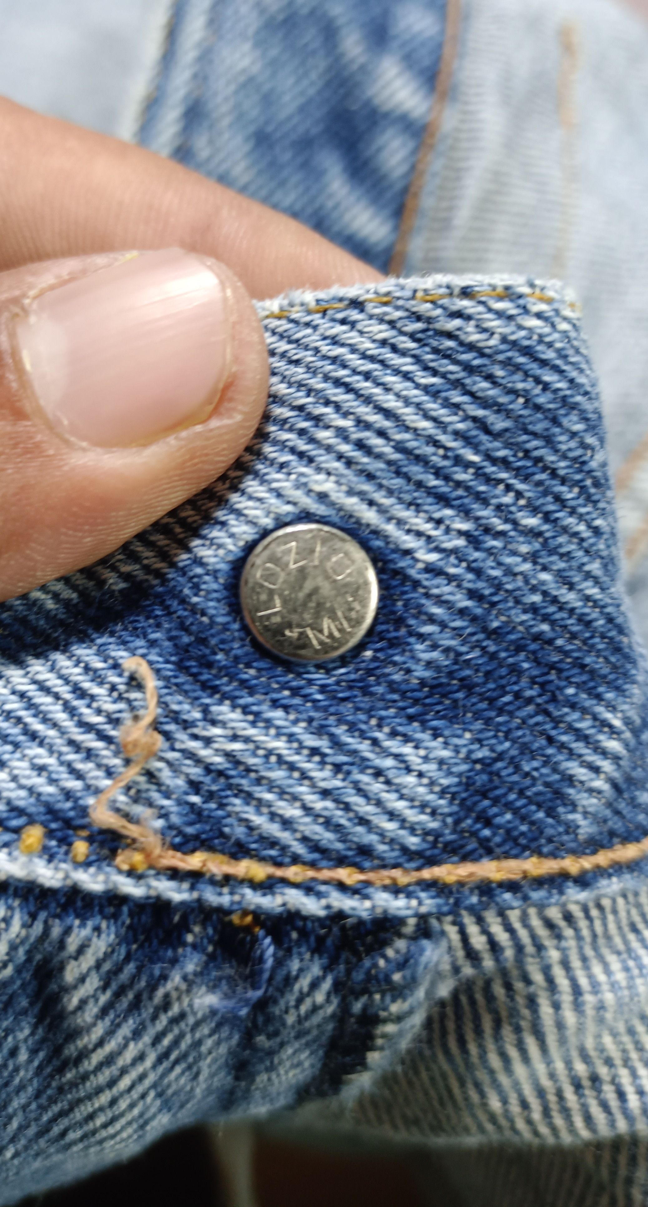 Edwin × Vintage Vintage💥 EDWIN made in Italy Distressed Jeans Size US 27 - 13 Thumbnail
