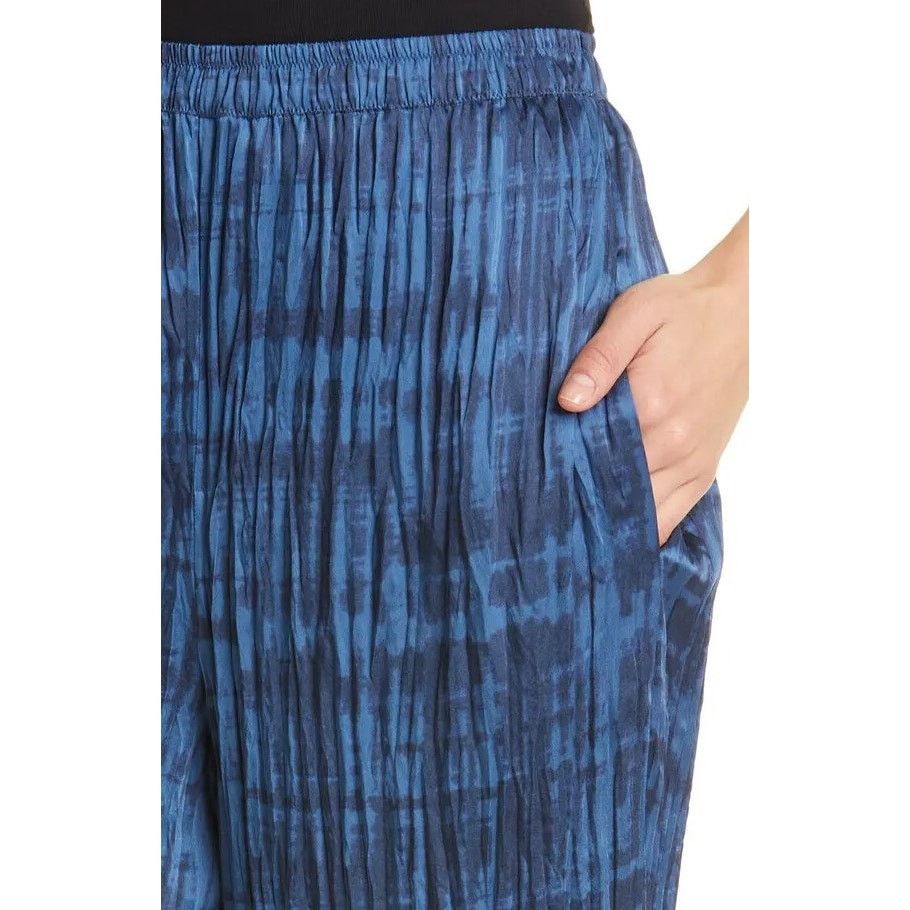 Vince Vince Crushed Coastal Blue Tie-Dye Pull-On Pants Large Size 34" / US 12 / IT 48 - 10 Thumbnail