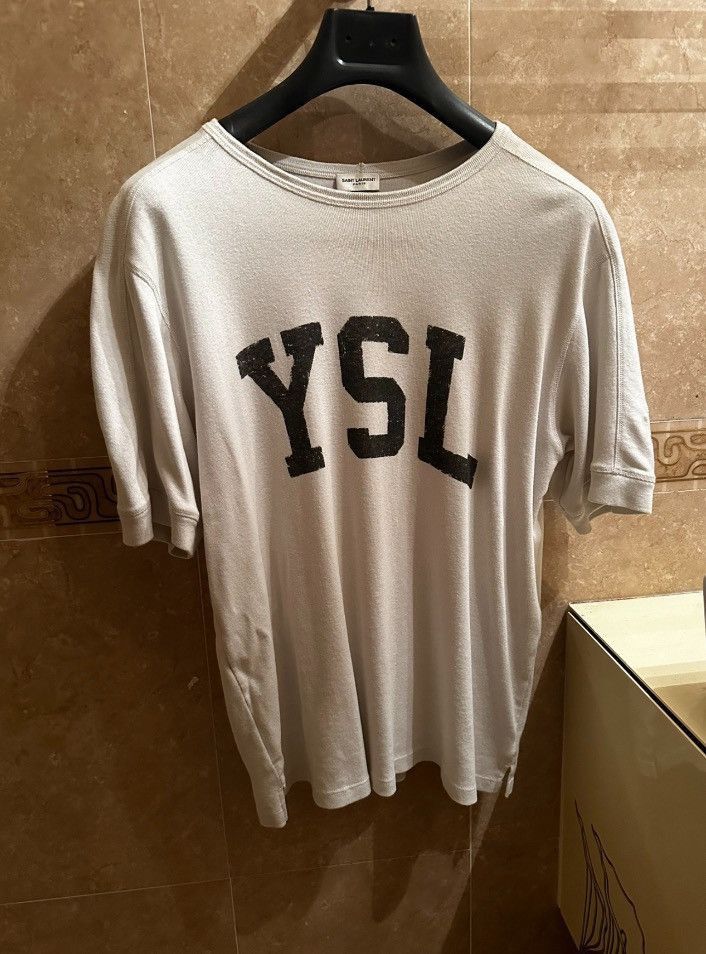 Saint Laurent Paris Saint Laurent YSL New Short Sleeve Shirt - DMC Size US M / EU 48-50 / 2 - 1 Thumbnail