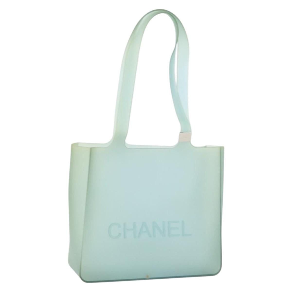 Chanel Chanel Tote Bag Rubber Green CC Size ONE SIZE - 1 Thumbnail