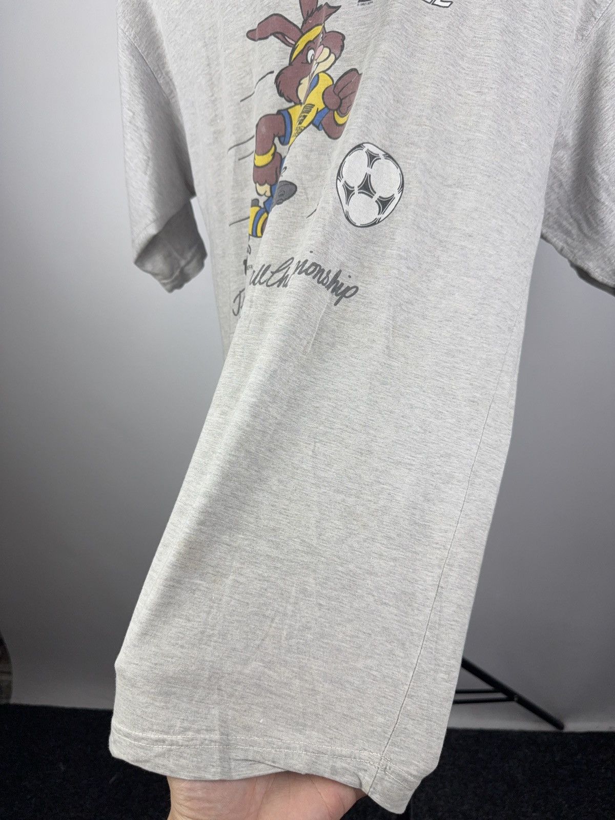 UEFA × Vintage Rare UEFA 1992 Sweden Euro Mascot Football Tee Vintage Size US M / EU 48-50 / 2 - 10 Thumbnail