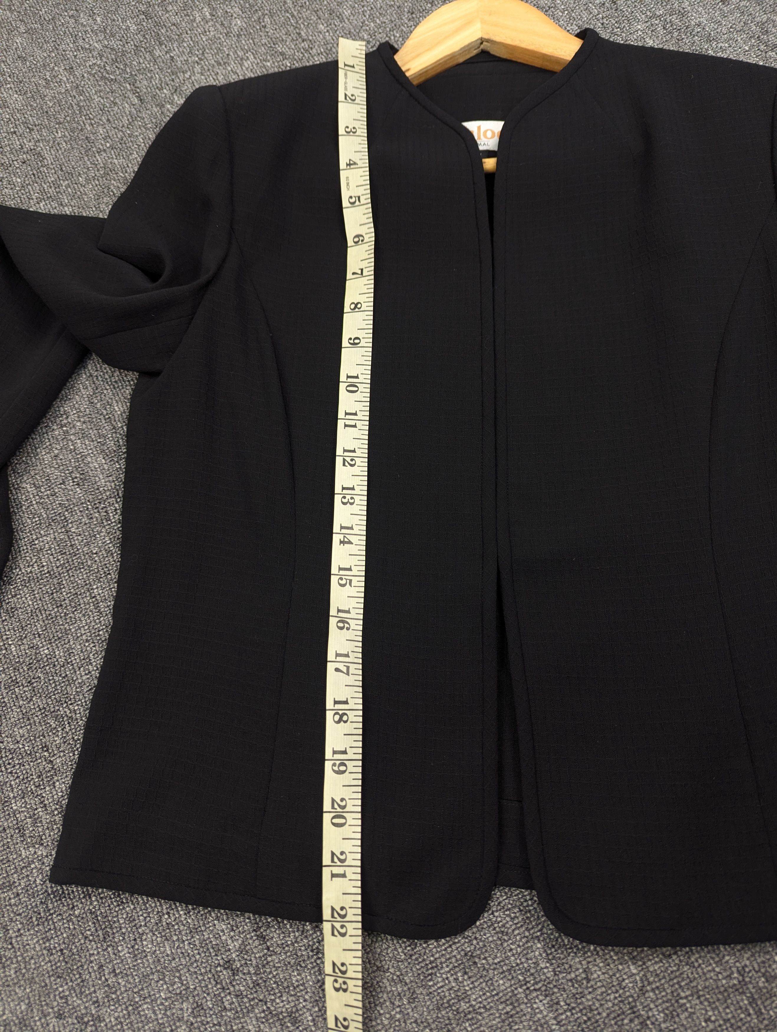 Chloe Women's Chloe Formal Black Suit Blazer Jacket Size S / US 4 / IT 40 - 16 Thumbnail