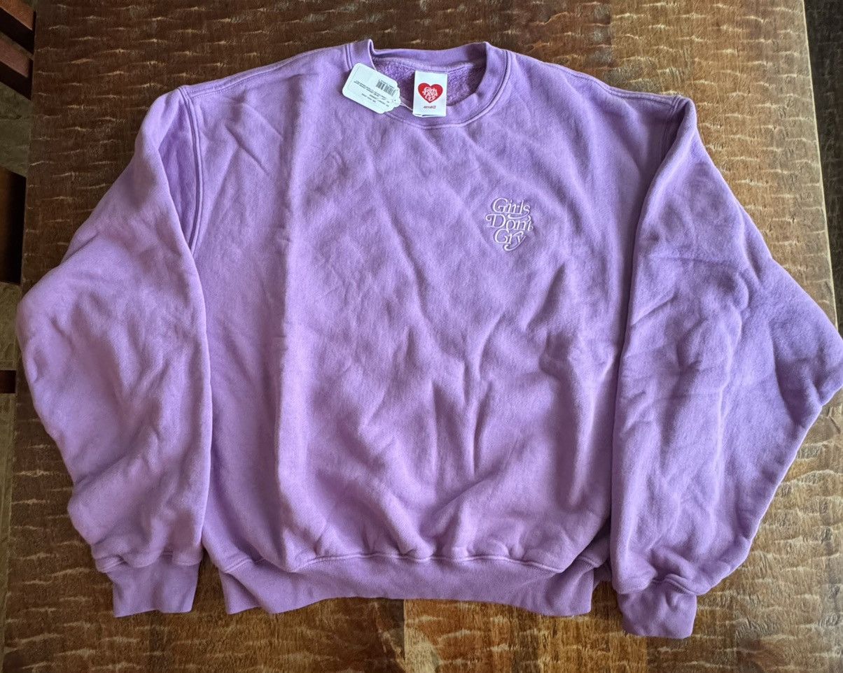 Girls Don’t Cry NWT Lavender Purple Crewneck Sweatshirt