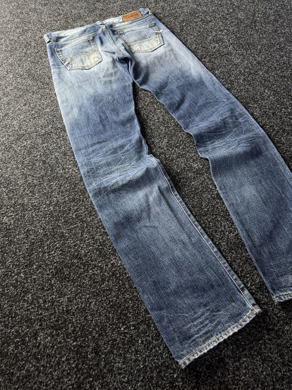 Edwin Vintage 90s Edwin ED-71 Japanese Selvedge Retro Denim Jeans Size US 31 - 12 Thumbnail