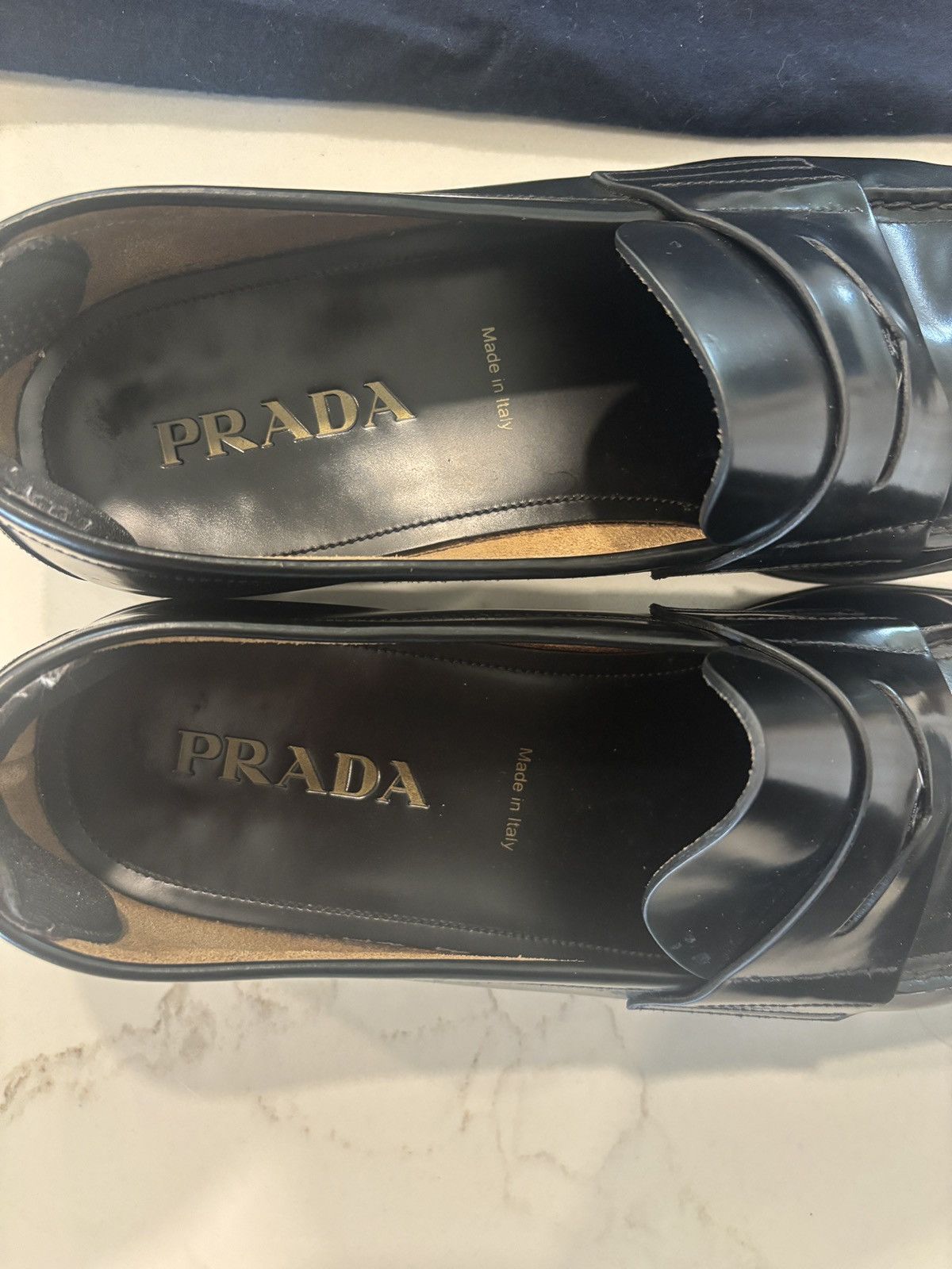 Prada Prada brushed penny loafers Size US 9 / EU 42 - 3 Thumbnail