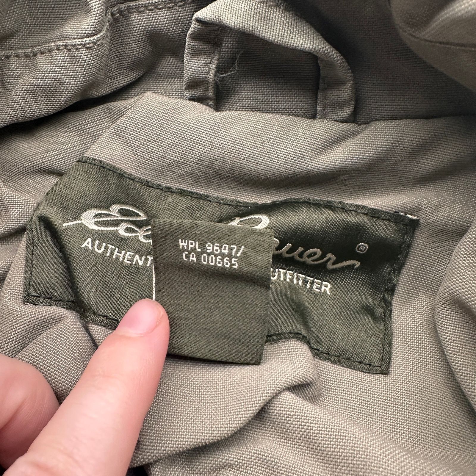 Eddie Bauer Eddie Bauer Button Canvas Field Barn Jacket Mens XLT Green Size US XL / EU 56 / 4 - 4 Thumbnail