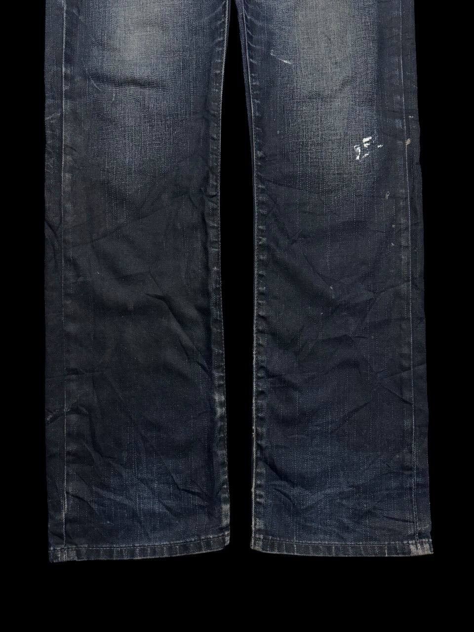 Other SICK Celio 🇯🇵 Insane Mudwash Distressed Whisker Dark Jeans Size US 32 / EU 48 - 9 Thumbnail