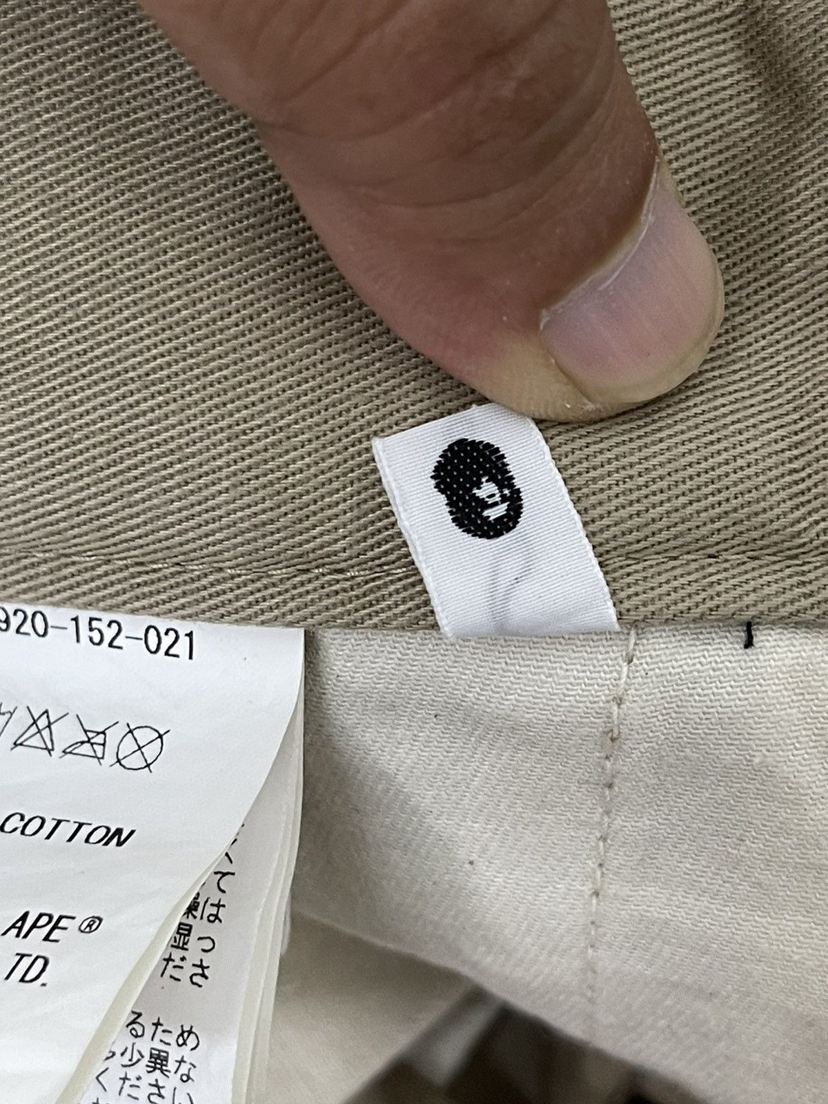 Bape Bape Nigo Era Khaki Pant Fire Walker Regular Straight 7🟦7 Size US 32 / EU 48 - 24 Thumbnail