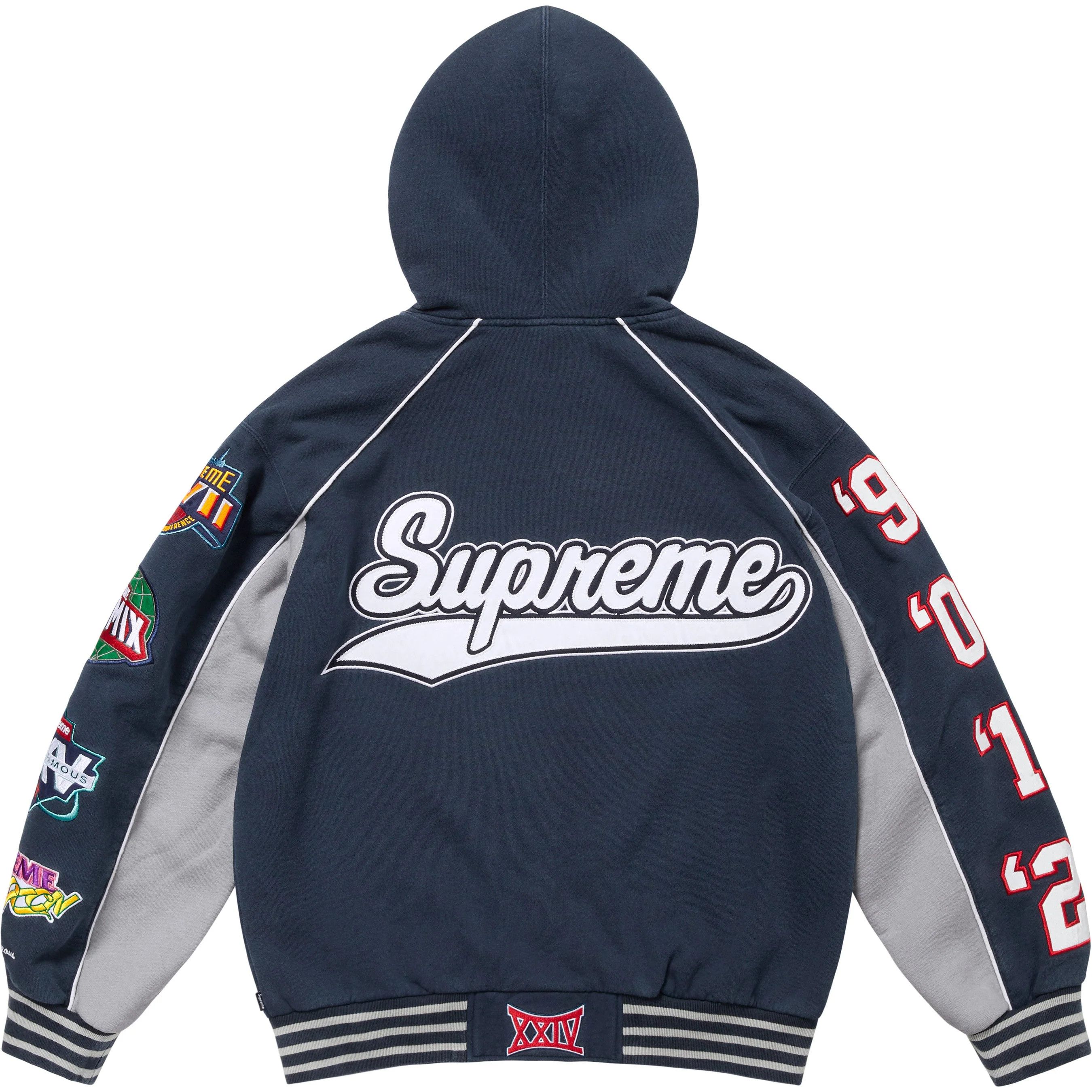 Supreme Supreme Playoff Hooded Zip Up Sweatshirt Size US XXL / EU 58 / 5 - 2 Thumbnail