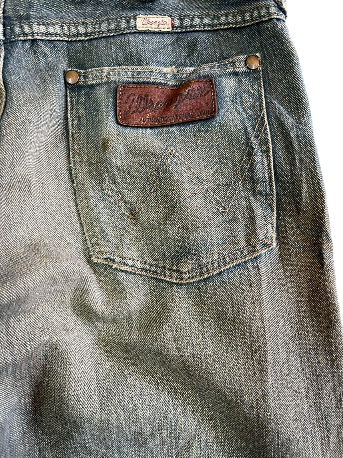 Japanese Brand × Wrangler Vintage Wrangler Mudwash Sanforized Denim Size US 33 - 7 Thumbnail