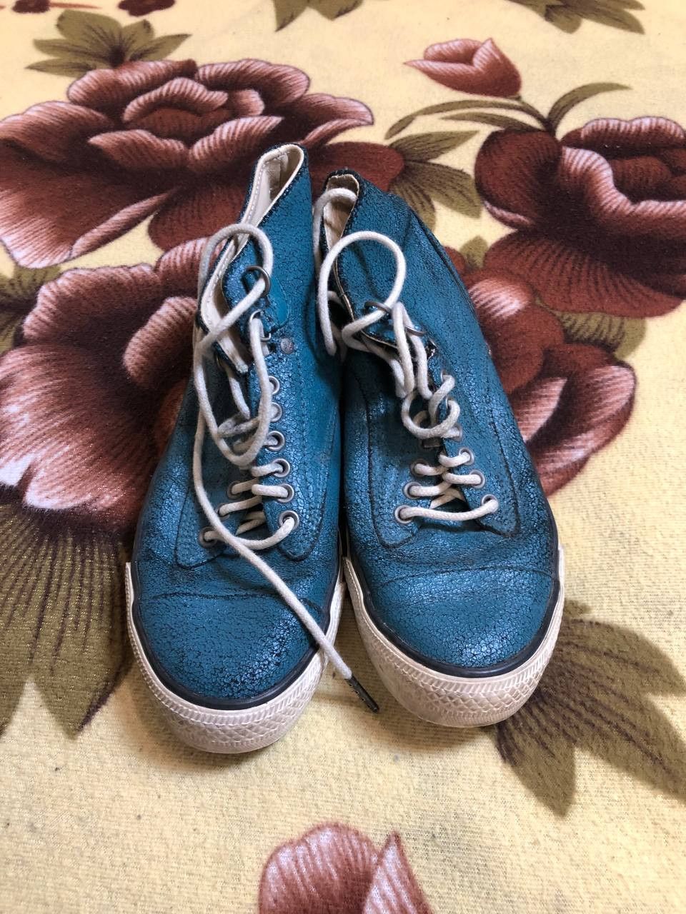 Diesel Diesel leather sneakers women Size US 7 / IT 37 - 1 Thumbnail