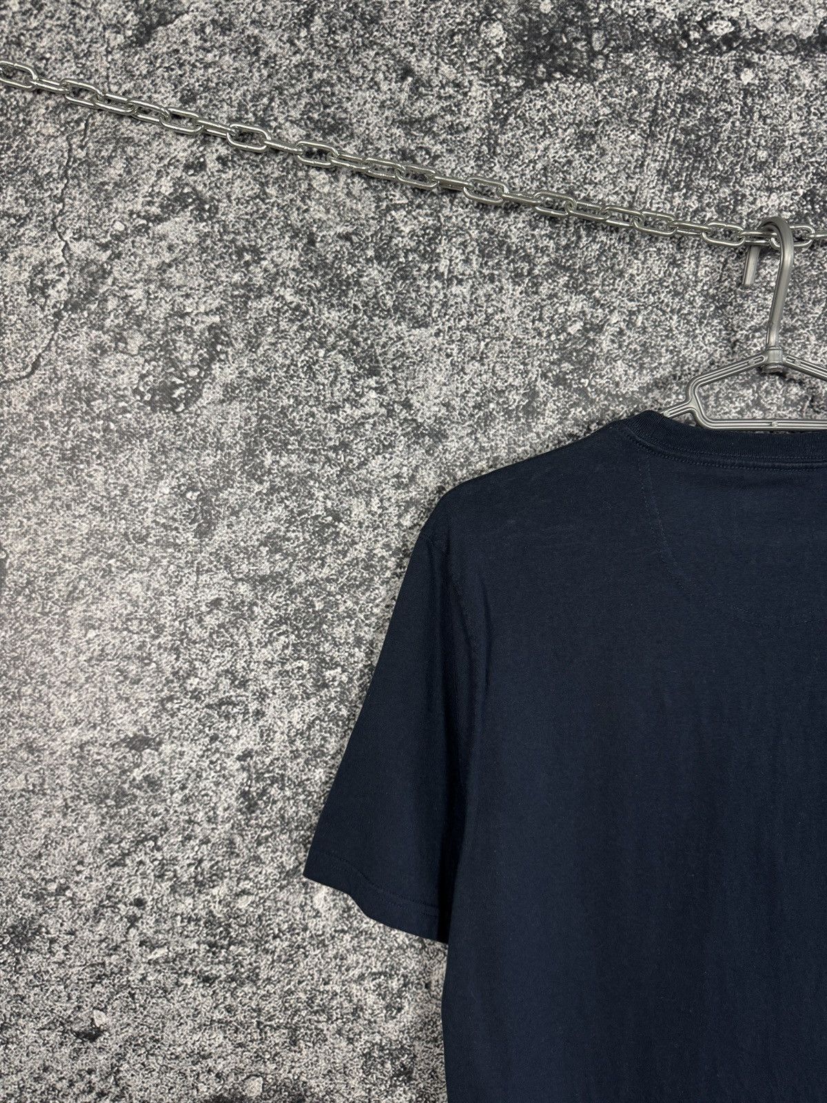 Barbour × Vintage Mens Barbour International T-Shirt Slim Fit Navy Blue Size L Size US M / EU 48-50 / 2 - 10 Thumbnail