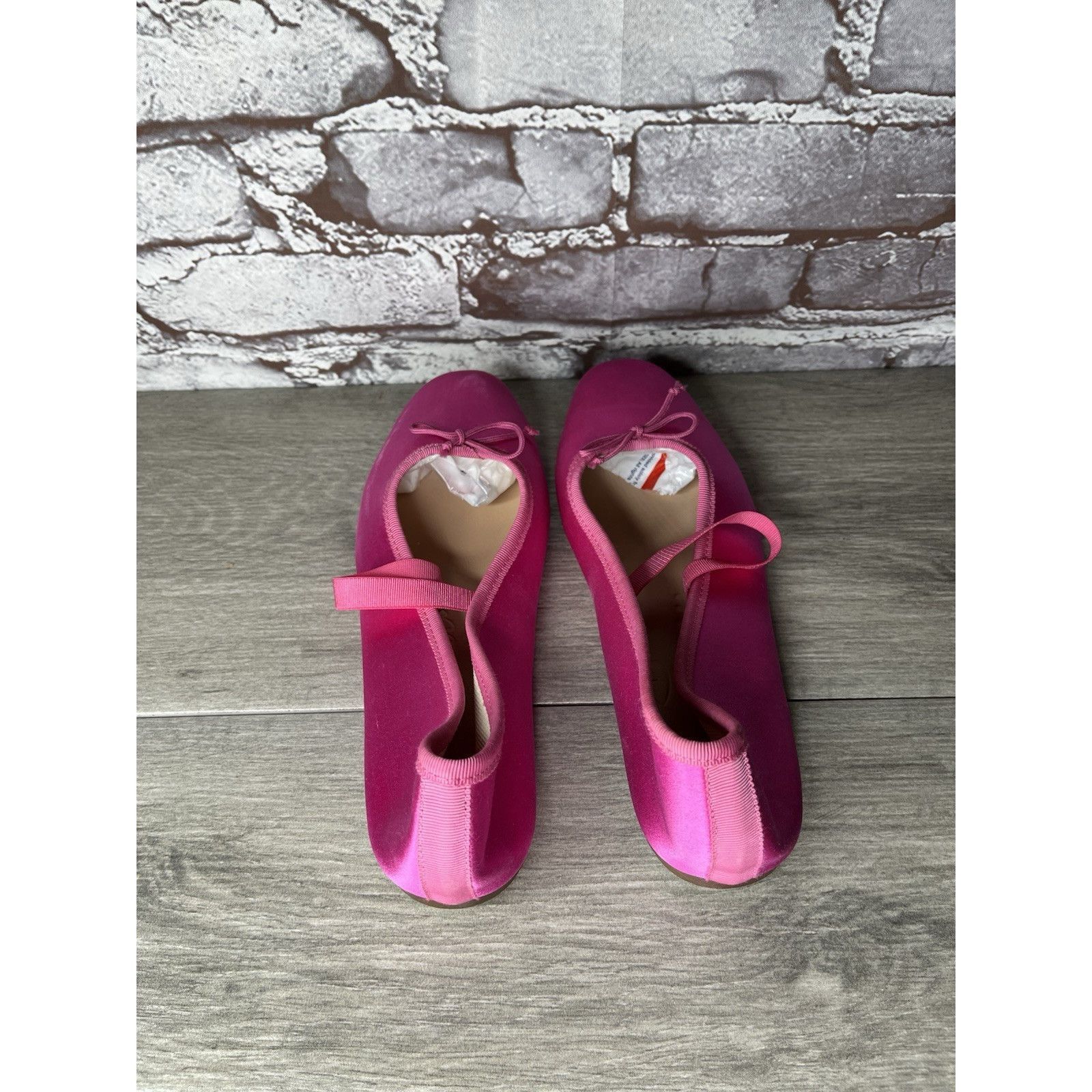 J.Crew J.Crew Factory Hot Pink Satin Silk MJ Strap Ballet Flats Wom Size US 7.5 / IT 37.5 - 5 Thumbnail