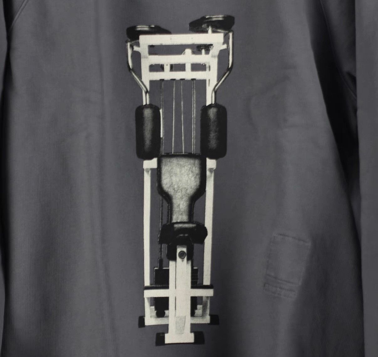 Rick Owens Rick Owens DRKSHDW Butterfly Machine Print Sweatshirt Size US M / EU 48-50 / 2 - 2 Thumbnail