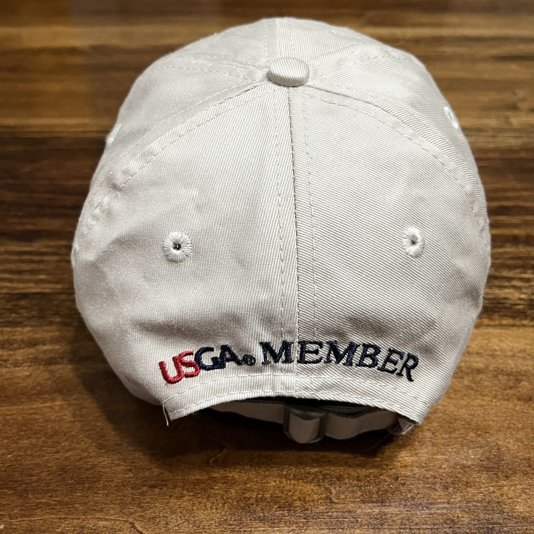 Vintage US Open Hat Cap 2012 The Olympic Club Strap Back USGA Member Adjustable Beige Men One Size Golf Hat Beig Size ONE SIZE - 4 Thumbnail