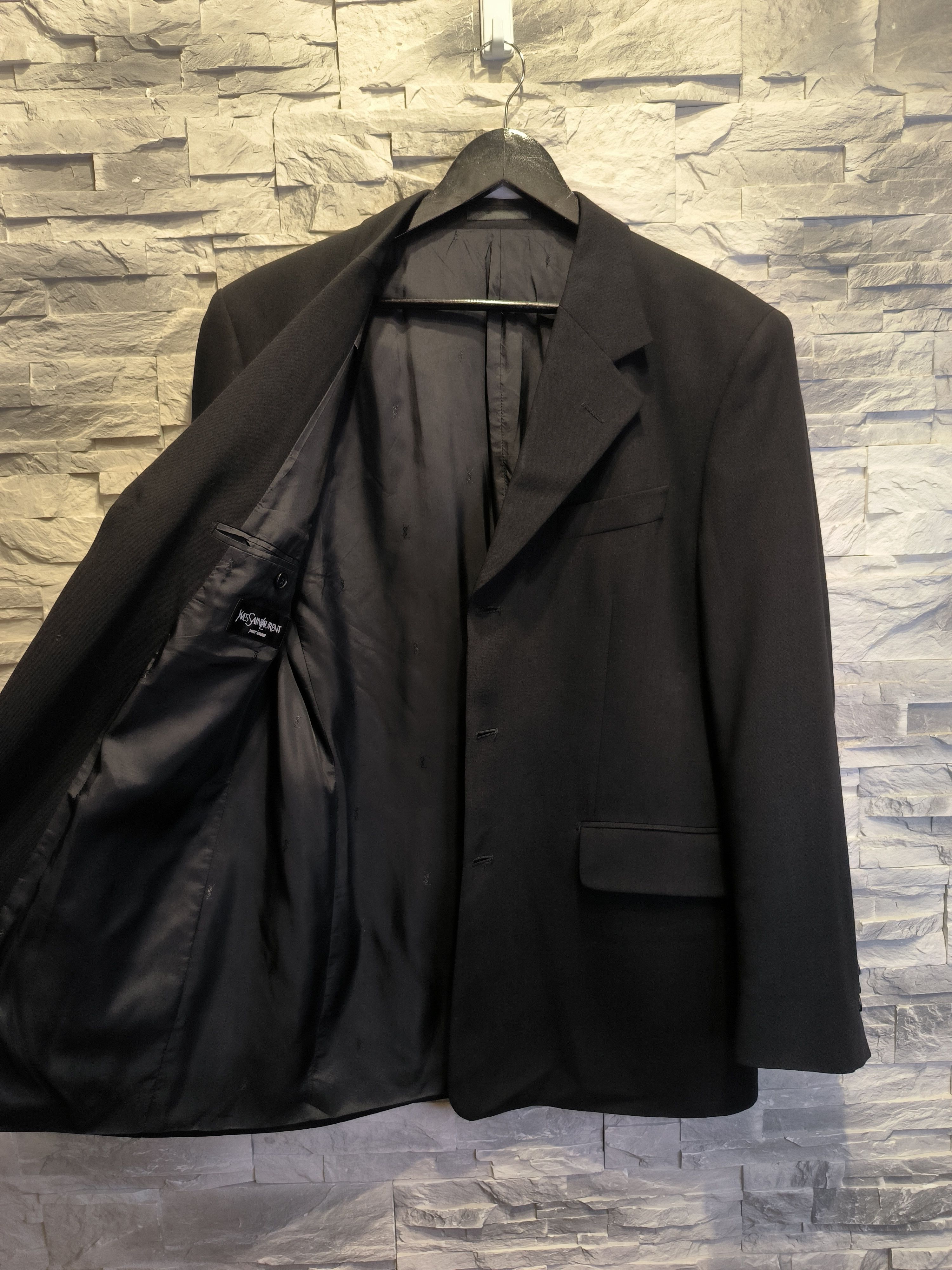 スーツ [vintage] YSL yves saint laurent jacket Vintage YSL Yves Saint Laurent Casual Bomber Jacket - Etsy